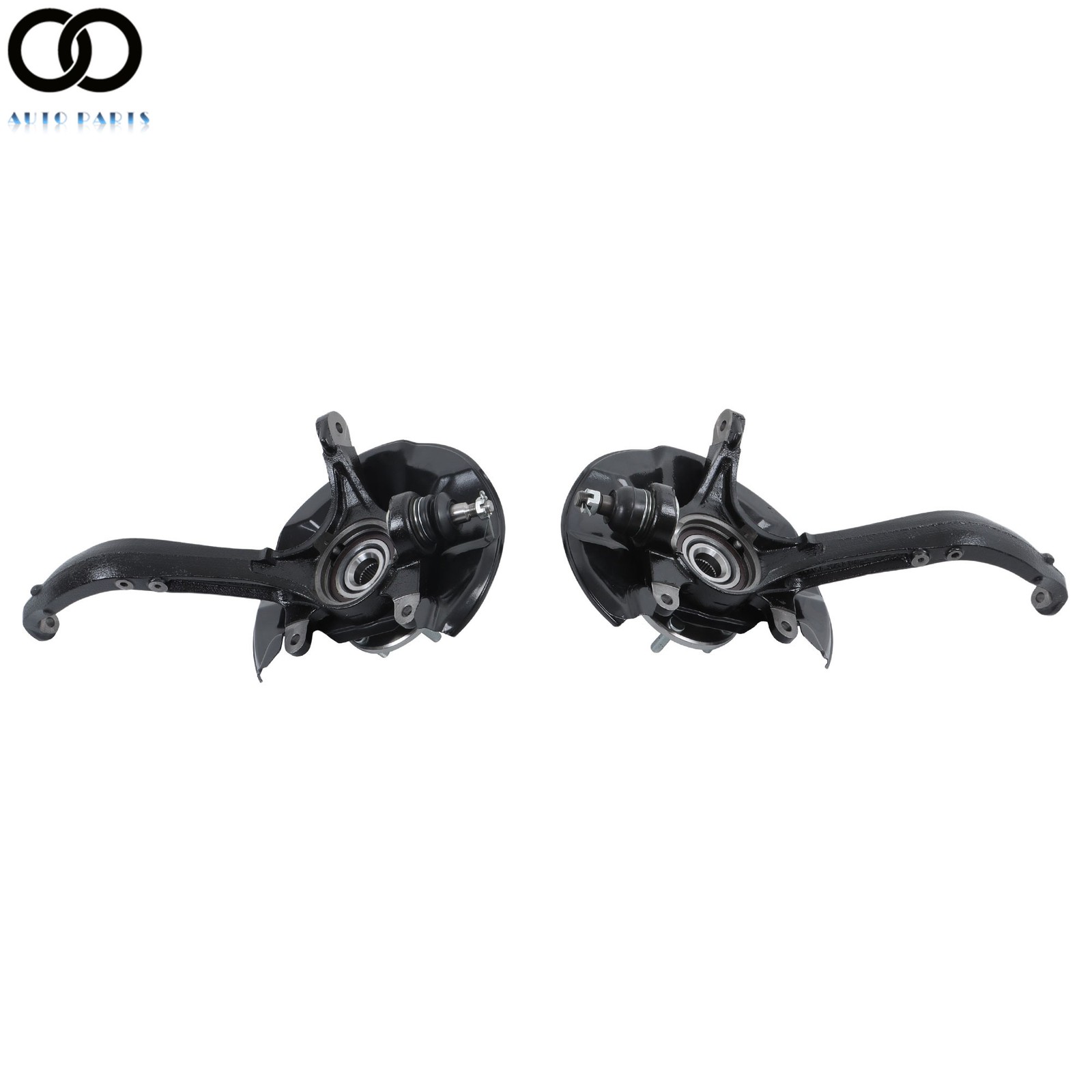 For Honda Accord 2.4L Pair Front Steering Knuckle & Wheel Bearing Hub Assembly