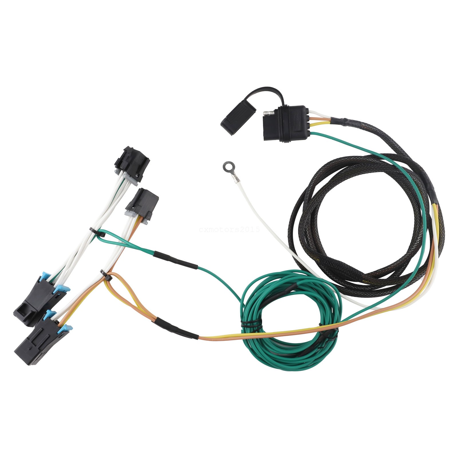 4 Way Trailer Light Wiring Harness Adapter For Chevy Express 1500 2500 2003-2024