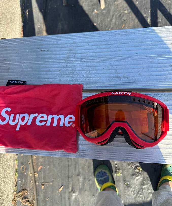 Supreme x Smith Snow Goggles Red FW15 Limited Edition Ski Snowboard New 2026