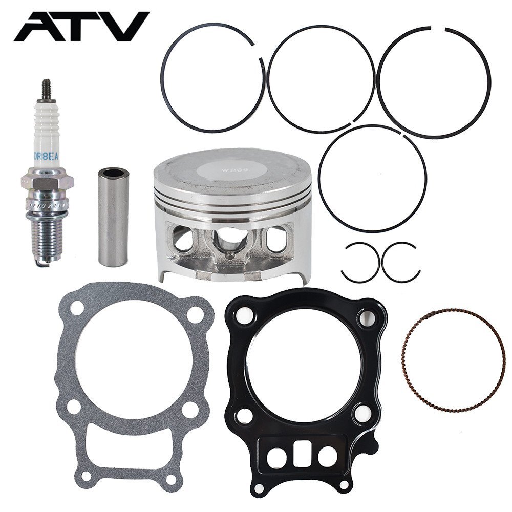 Piston Rings Gasket Kit Spark Plug 2000-2006 for Honda Rancher TRX350