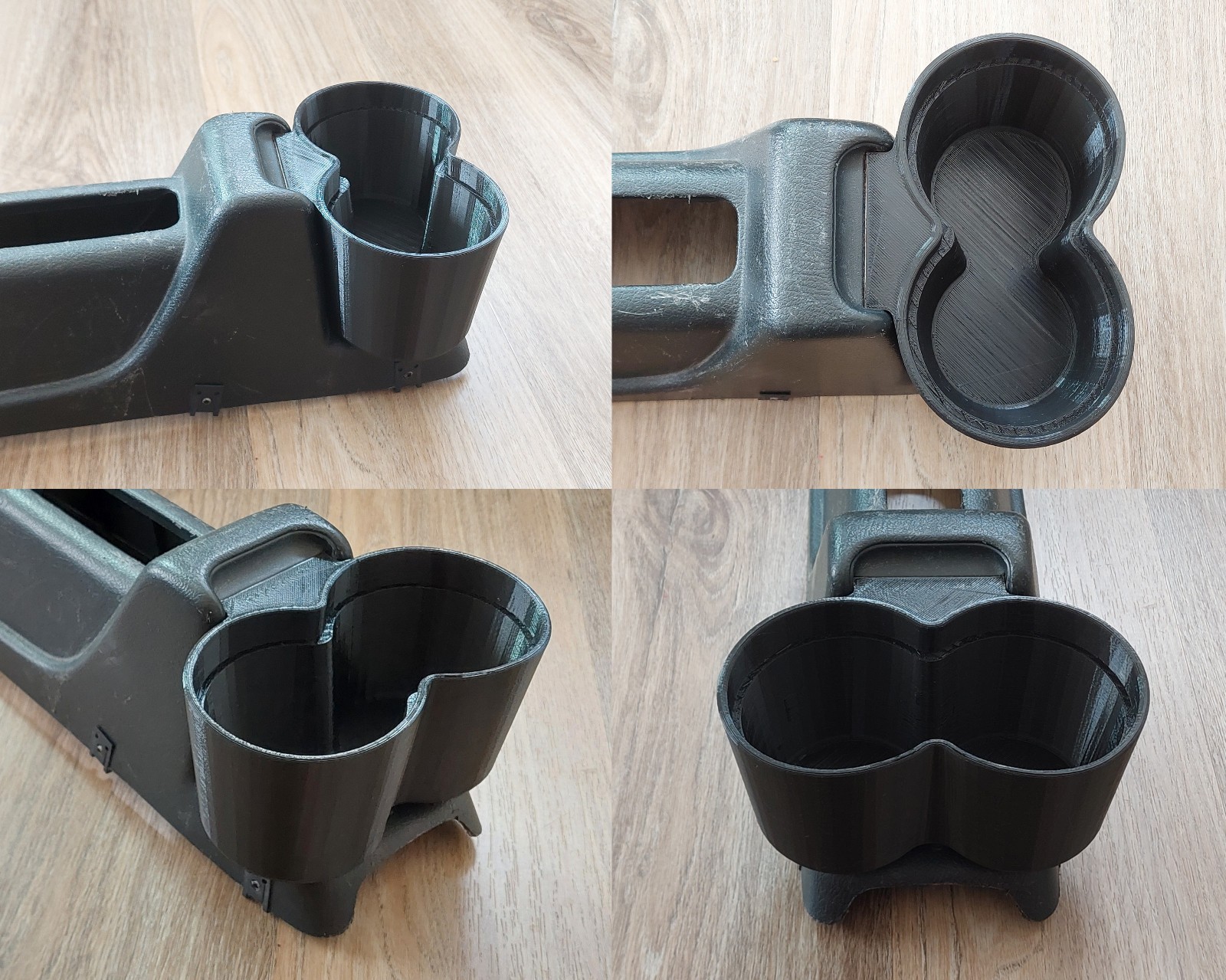 DUAL Cup Holder 1988-1991 Honda Civic EF HATCHBACK Rear Ash Tray 89 1990 hatch