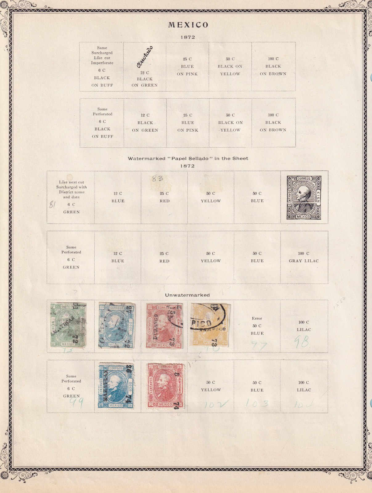 MEXICO - MINT AND USED COLLECTION ON ALBUM PAGES - DR. SCHULTZ ESTATE - Q198