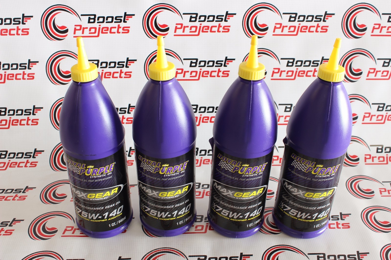 Royal Purple Max Gear Oil Synthetic 75W-140 1-Qt Bottle Set of 3 01301