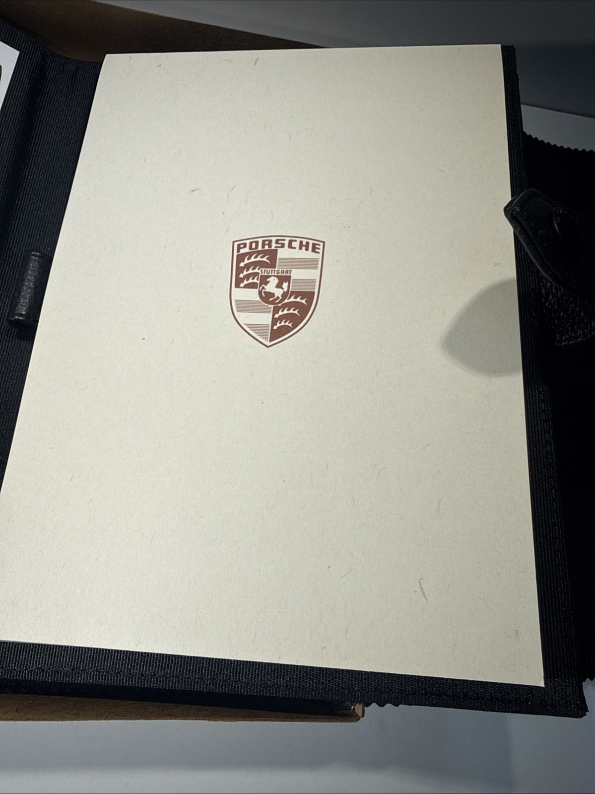 Genuine Porsche Document Wallet Tartan Fabric PCG48091100 NEW