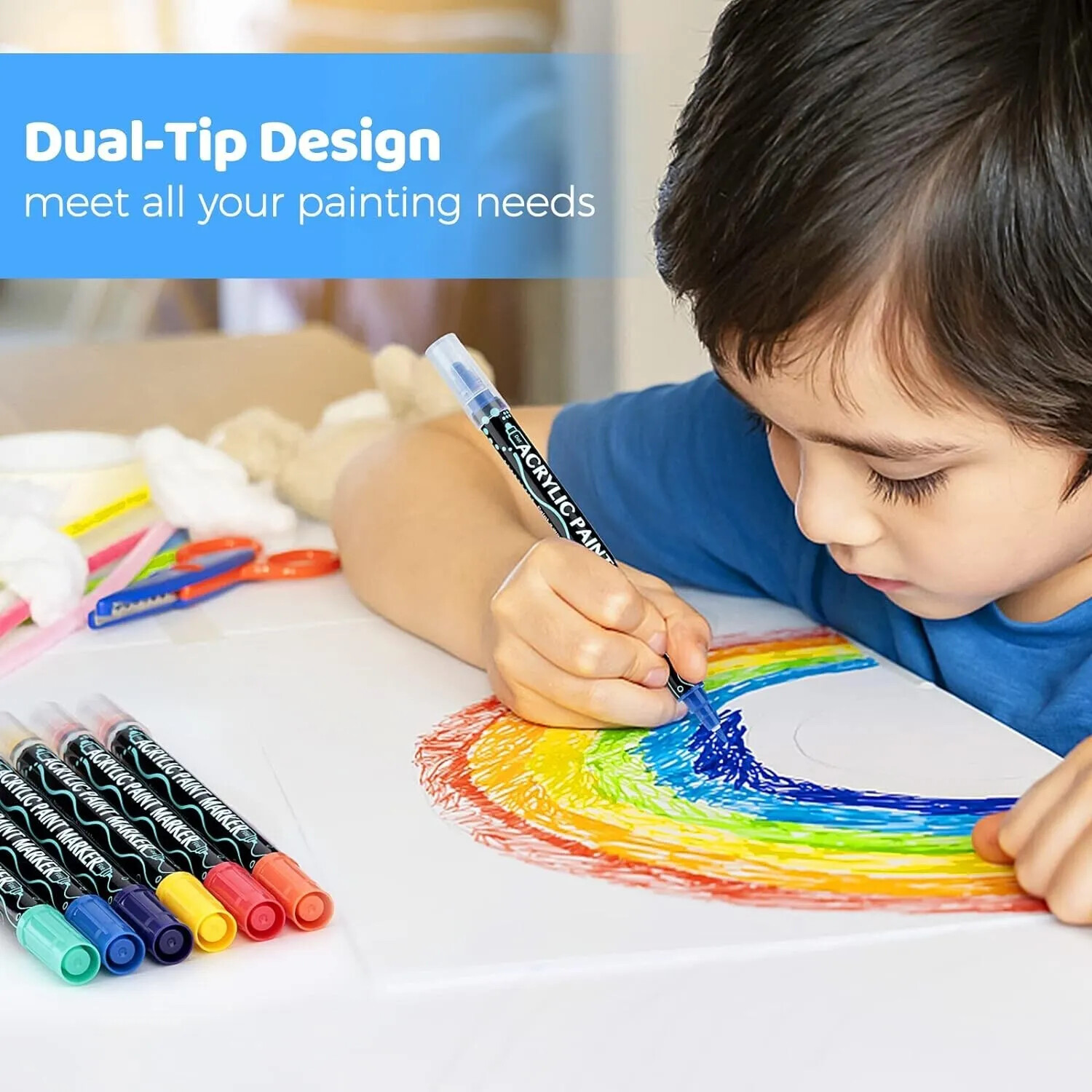 26 Waterproof Permanent Paint Marker Pen Car Tyre Tire Tread Rubber Wood Metal