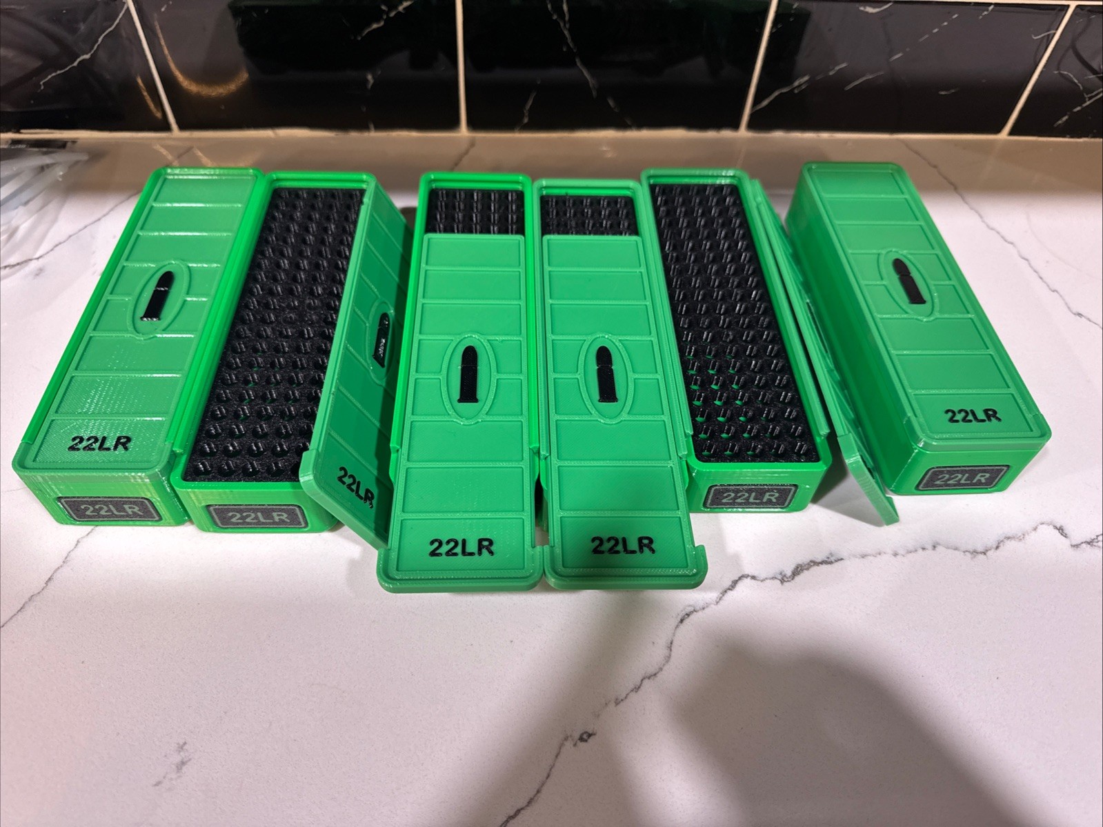 22LR Ammo Box 100rd Capacity (6 Pack)