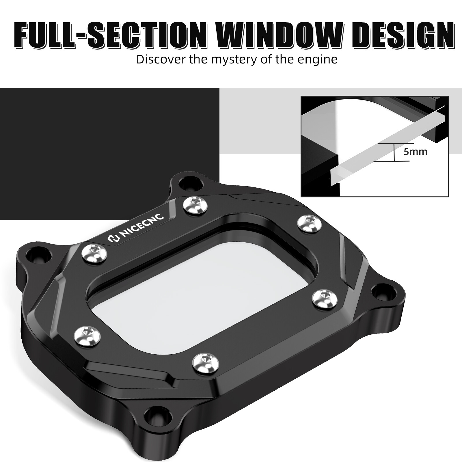 For Yamaha Raptor 700 700R Cylinder Head Side Cover 1S3-11186-00-00 NICECNC