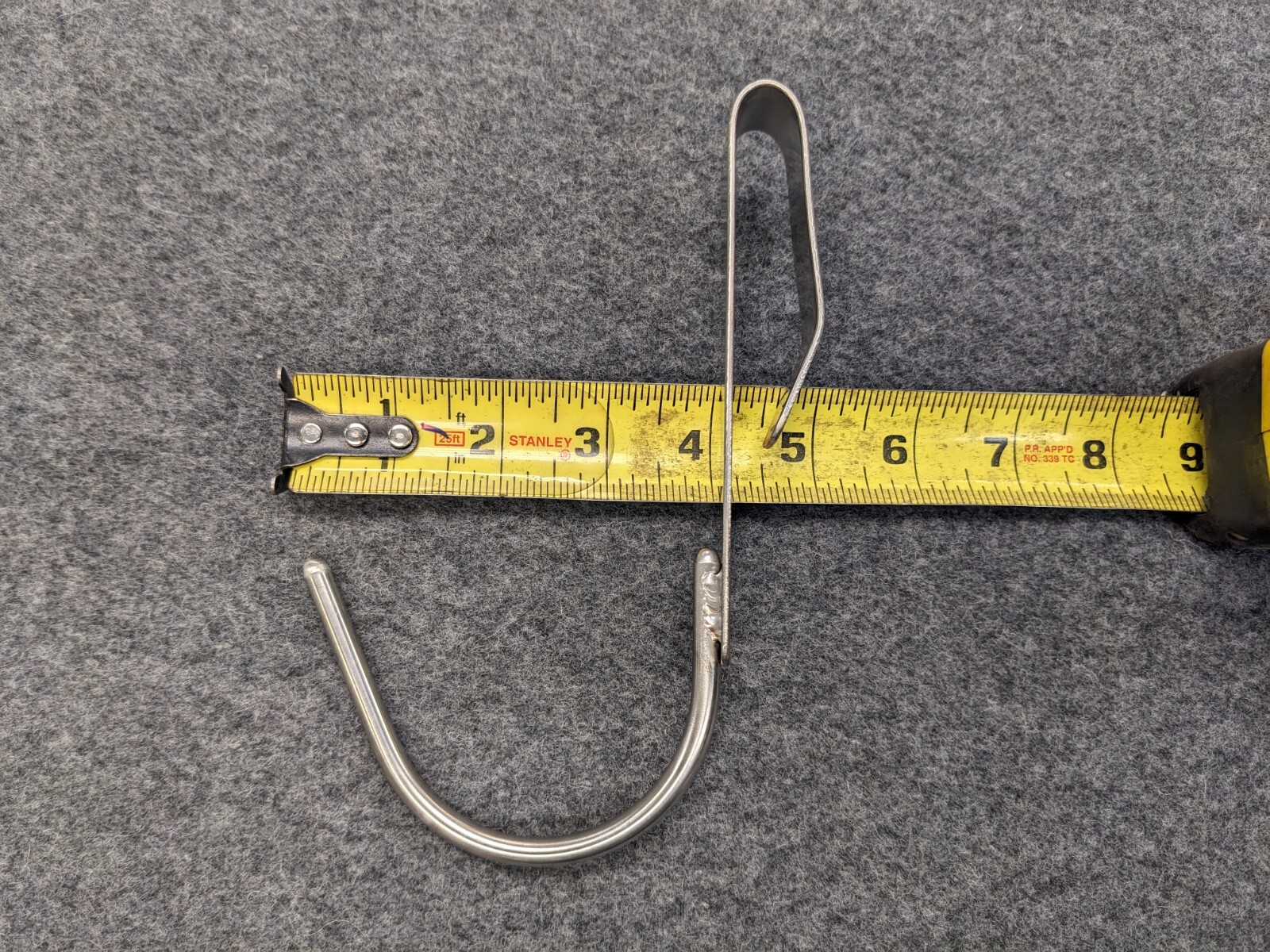 Professional Stainless Steel Concrete Float Hook & Belt Tool Hook Made in USA