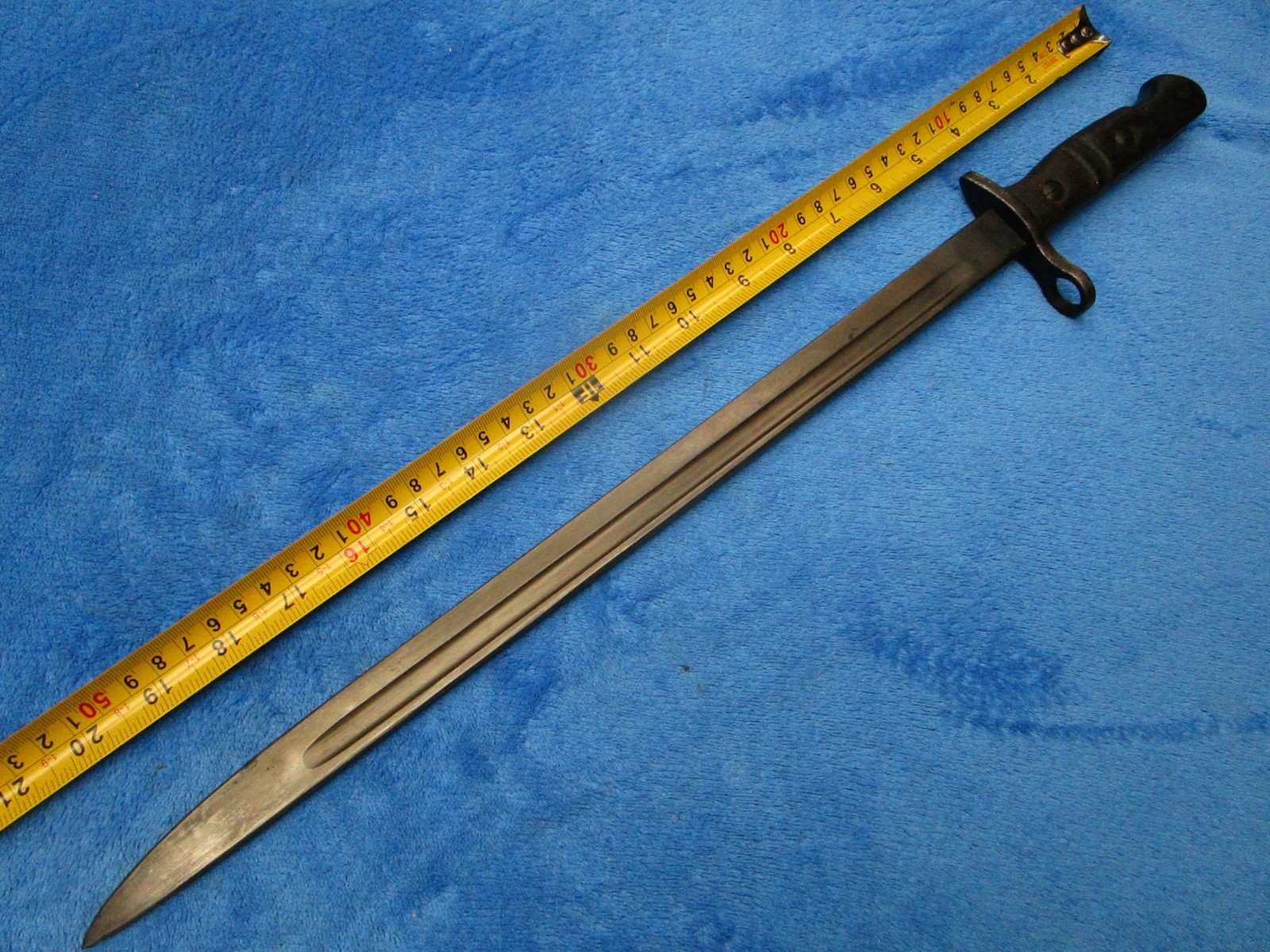 VINTAGE ORIGINAL US MADE BRITISH M1913 BAYONET AND SCABBARD MAKER REMINGTON 1917
