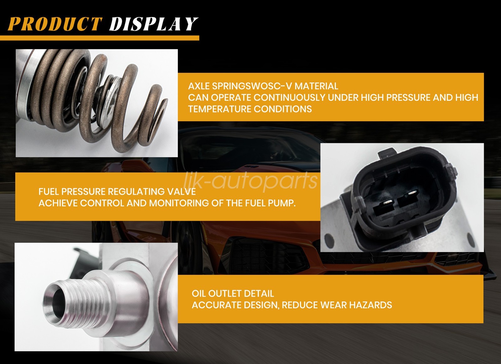 For Chevrolet Silverado 1500 2014-2018 Direct Injection High Pressure Fuel Pump