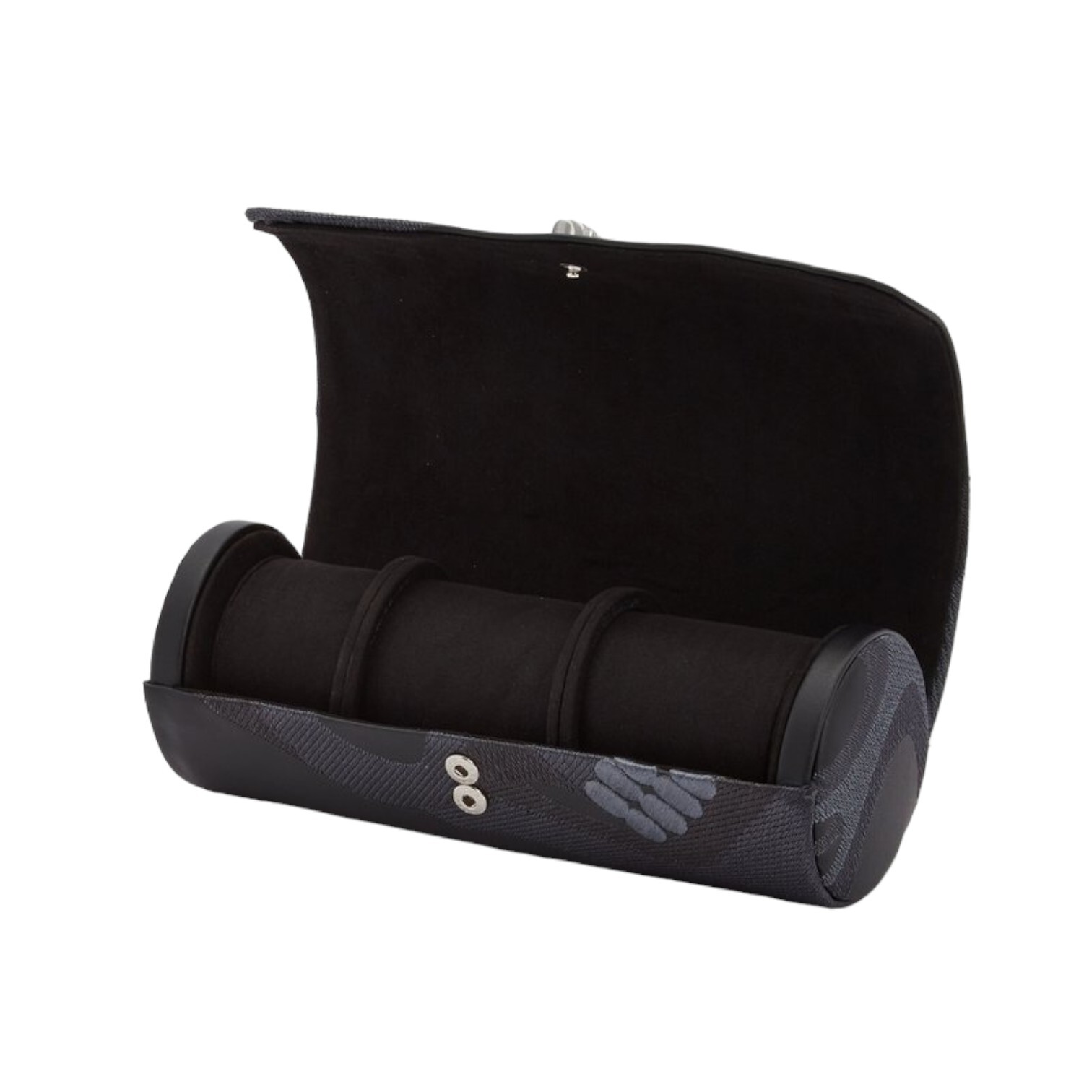 WOLF 493402 Memento Mori Triple Watch Roll in Black MSRP $279