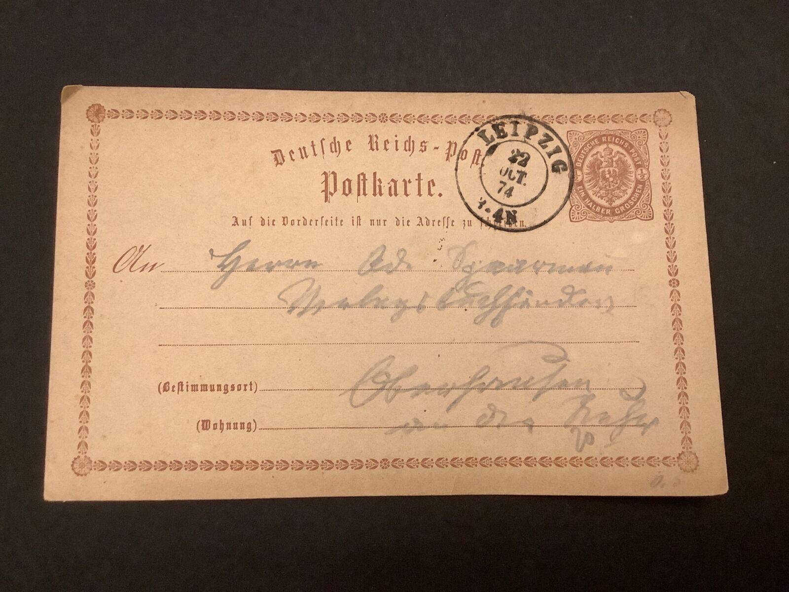 Germany Leipzig  Stamps Postcard    R40906