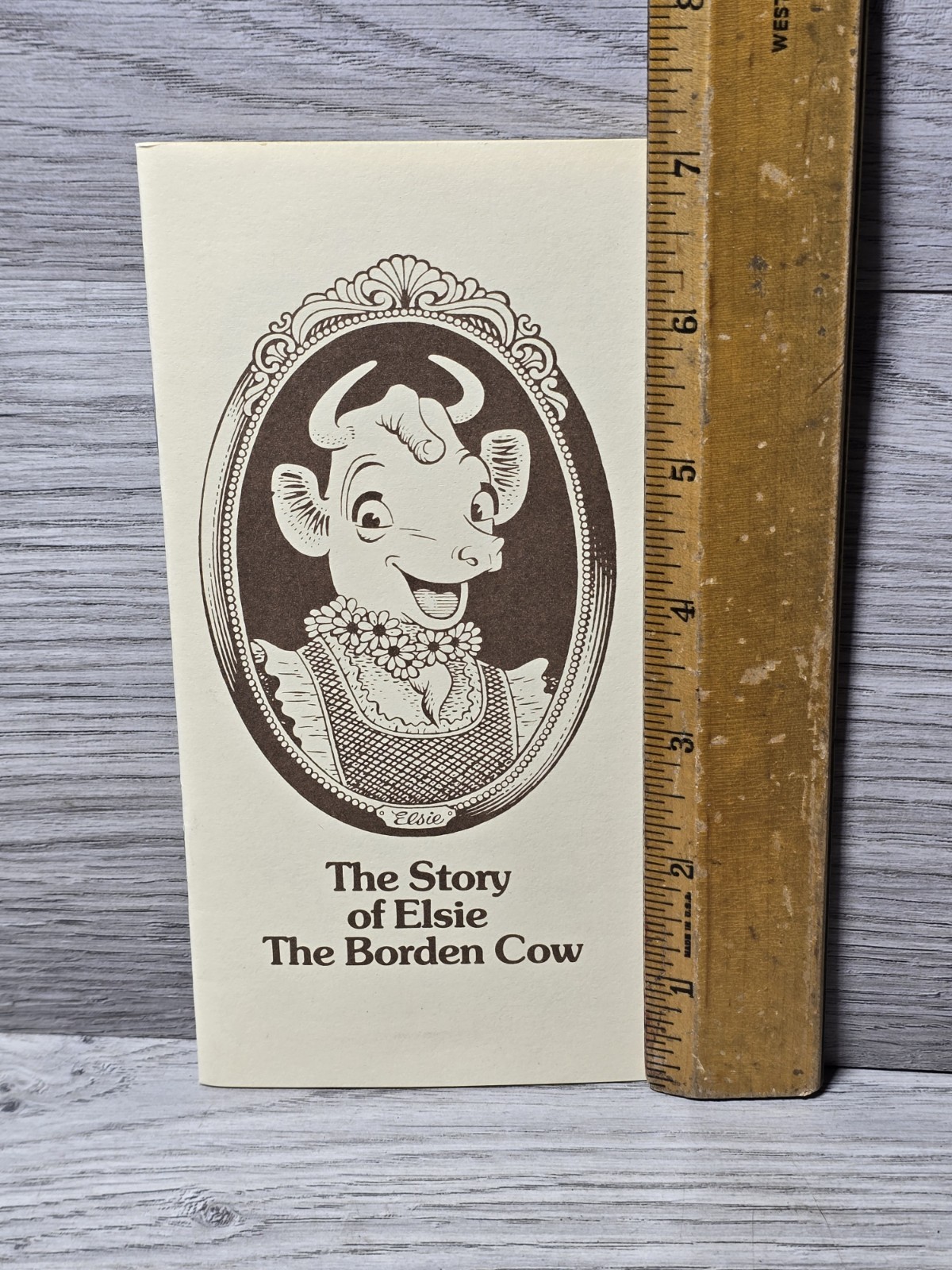 1970s The Story of Elsie The Borden Cow 20 Page Vintage Advertising Booklet