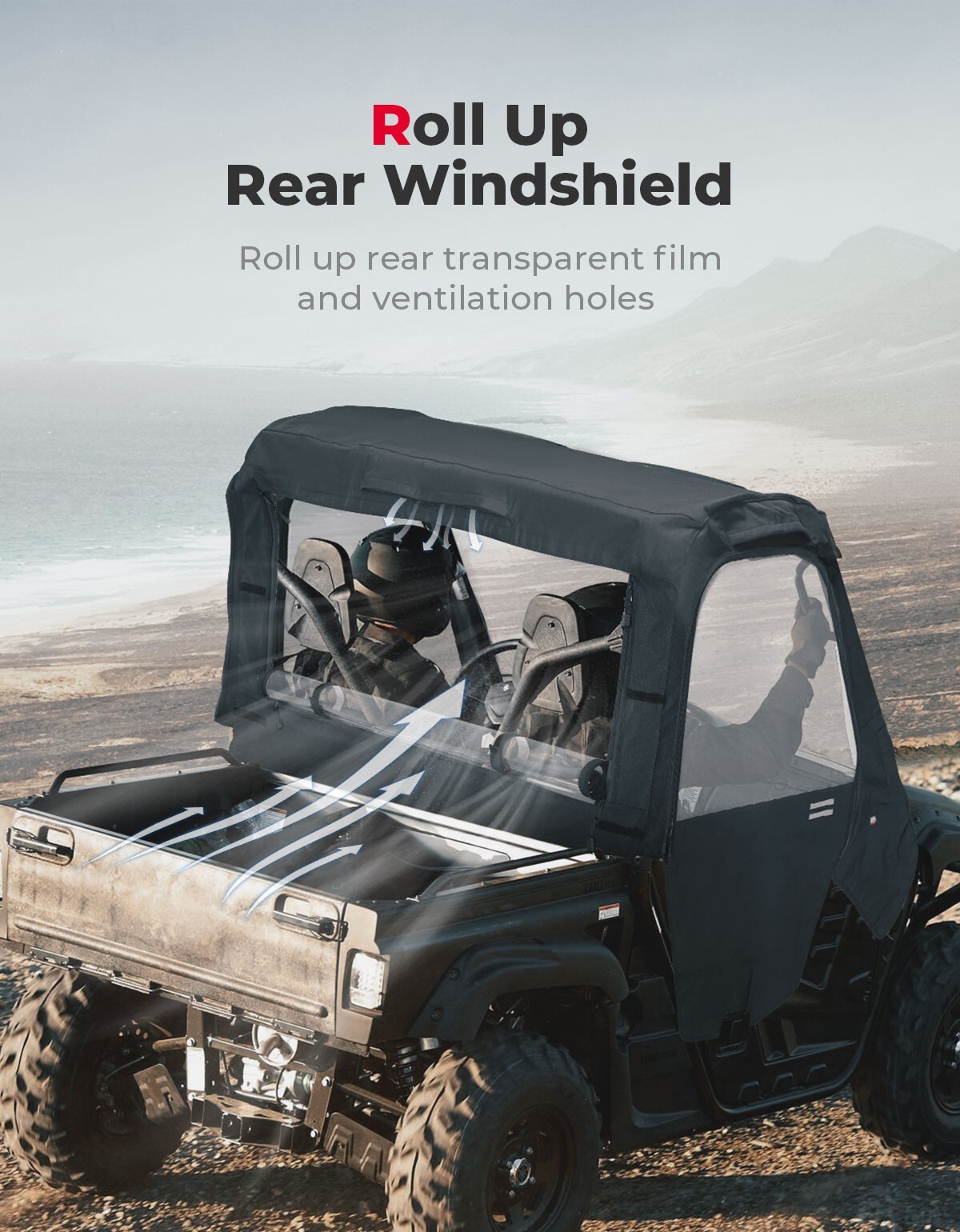 Cab Enclosure Upper Door for Yamaha Rhino (with half doors)450 660 700 2004-13