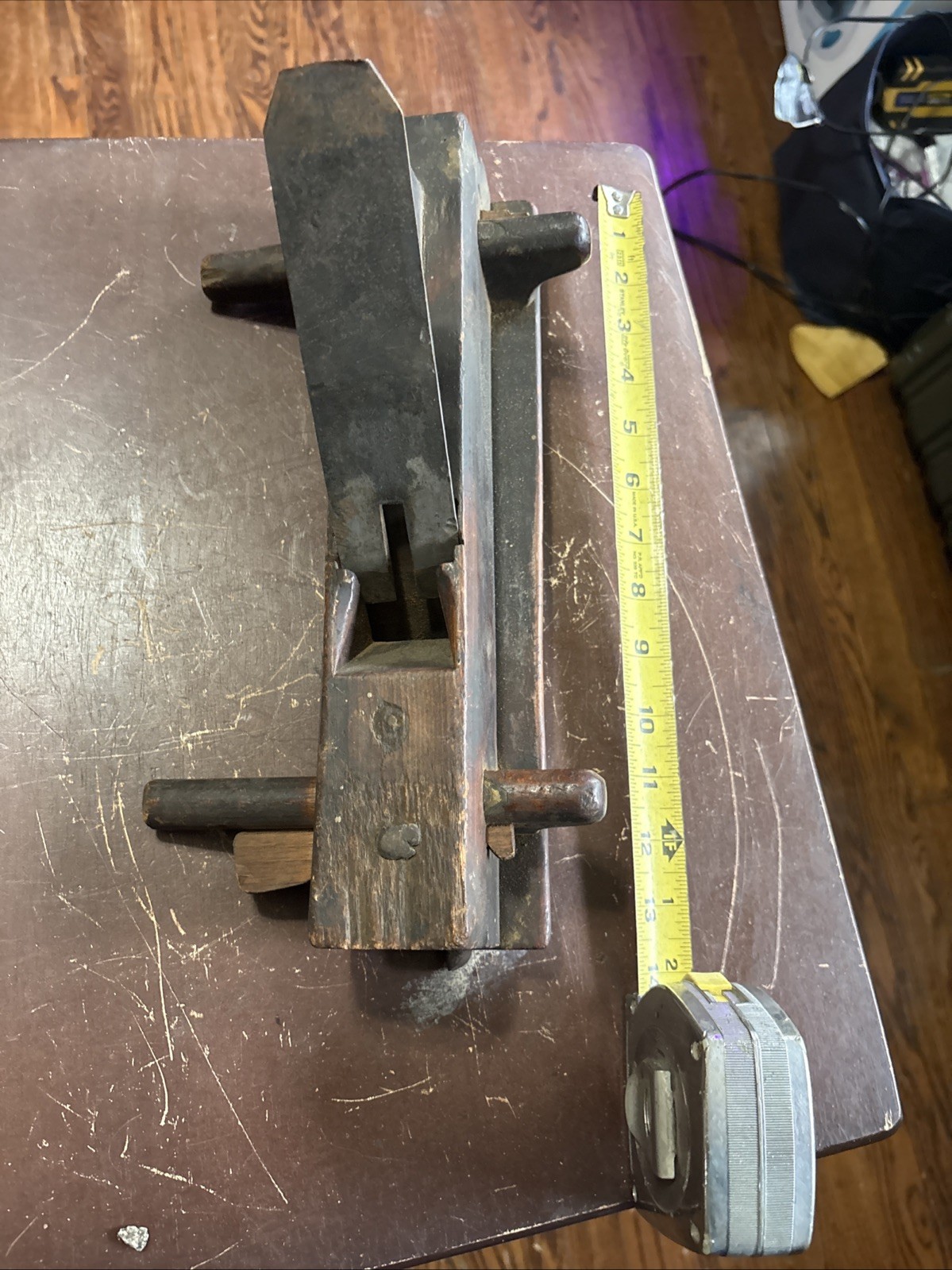 L.R. Spring Antique Wooden Plow Plane