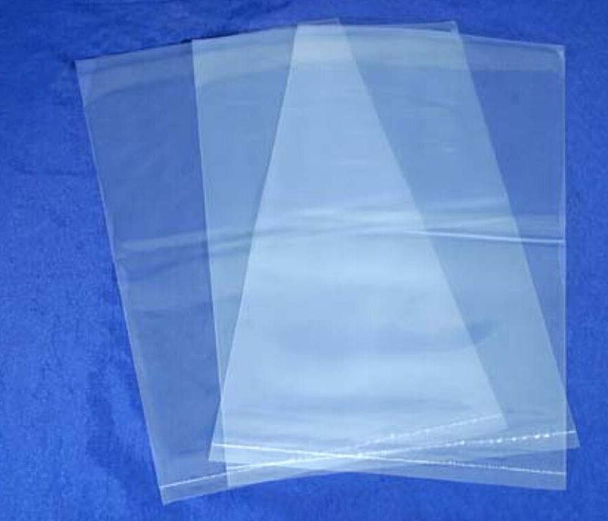 100 Clear Flat Poly Bags 2mil  24x18"/24x19"/24x16"/24x30" Plastic Bag No seal