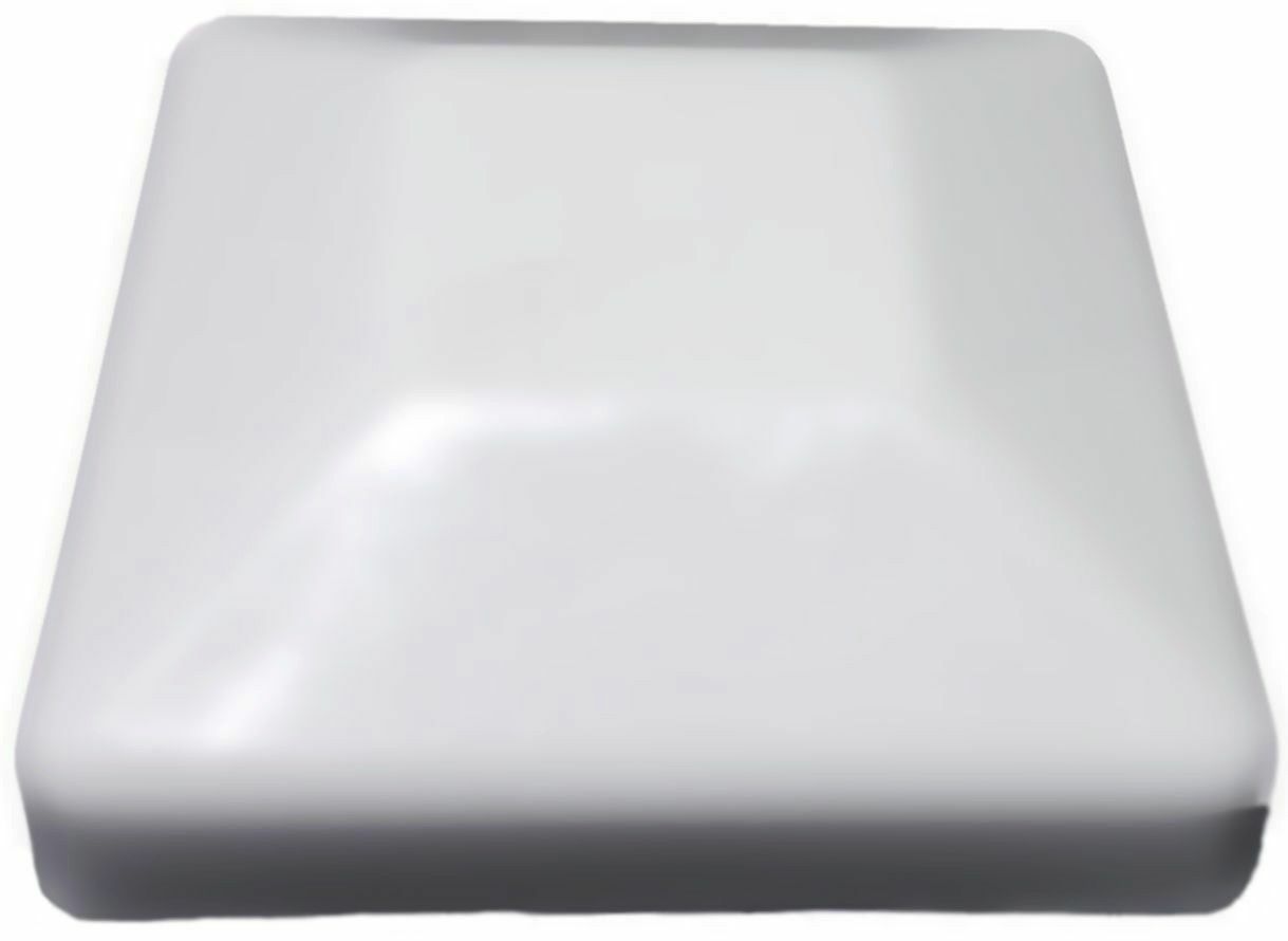 4x4 (3-5/8 x 3-5/8) Plastic Fence Post Cap Pressure Treated Wood Black or White