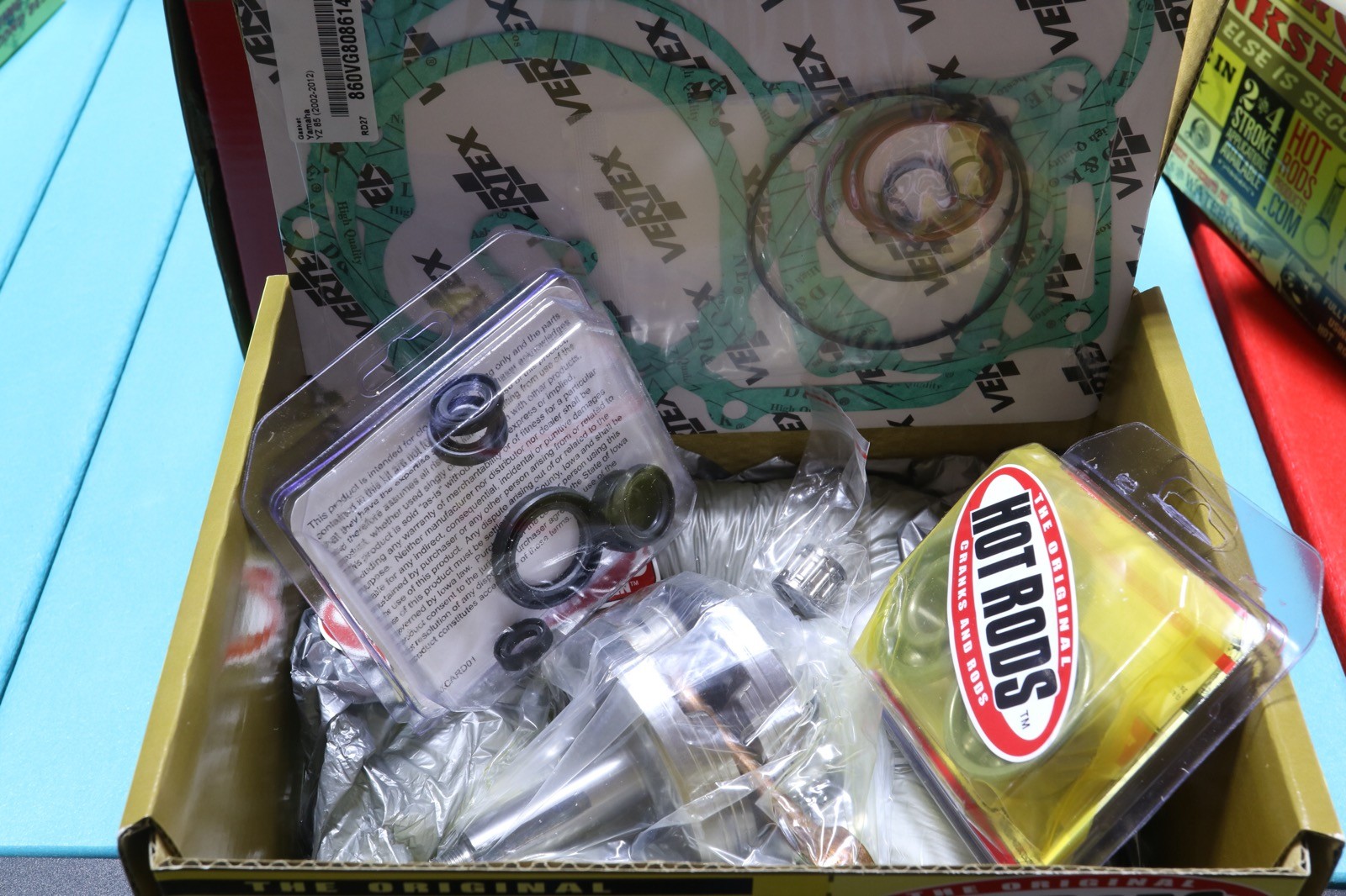 Hot Rods Bottom End +2mm Stroker Crankshaft Kit 2002-2018 Yamaha YZ 85