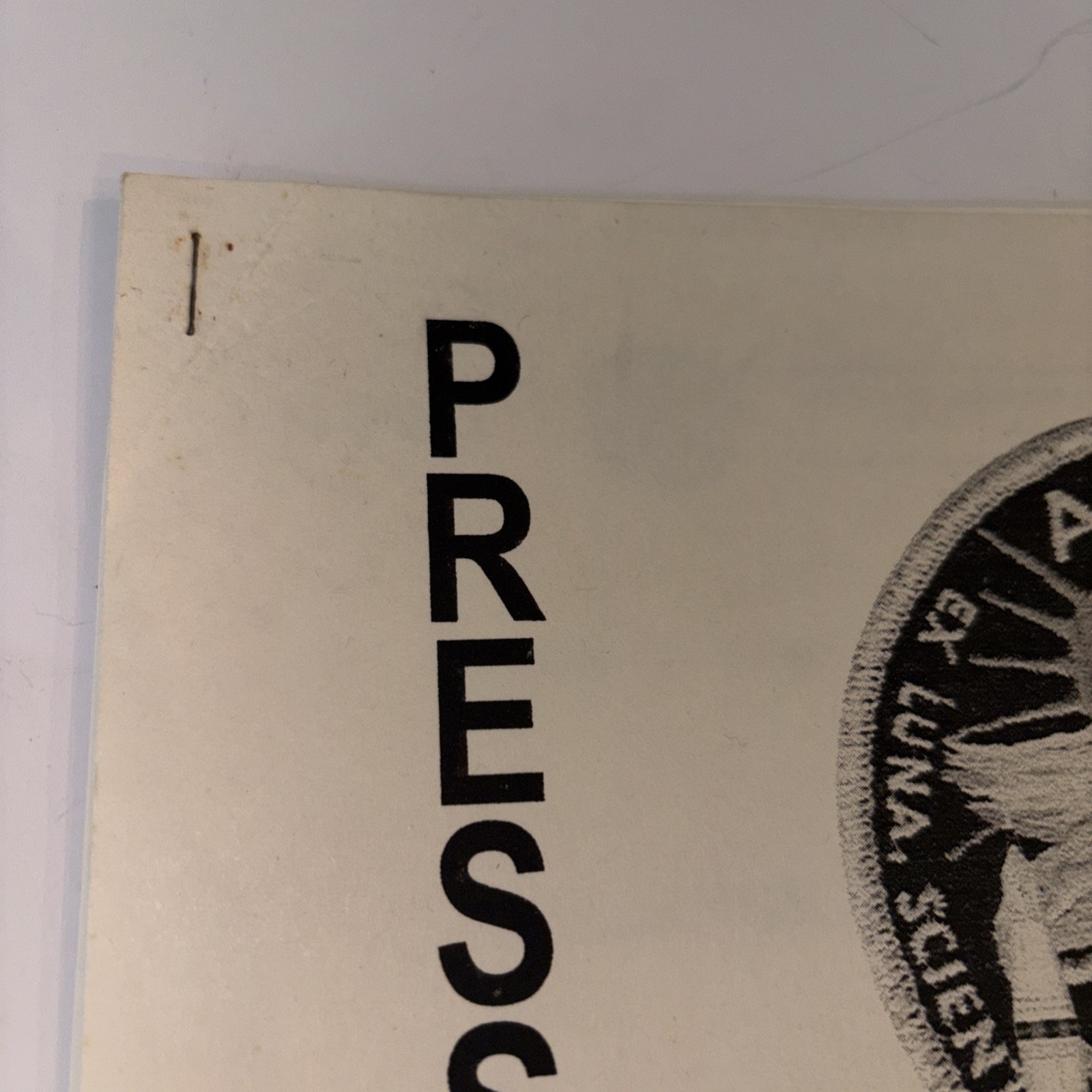 Vintage Apollo 13 Lunar Landing Mission Press Kit Small Graphic NASA Rare