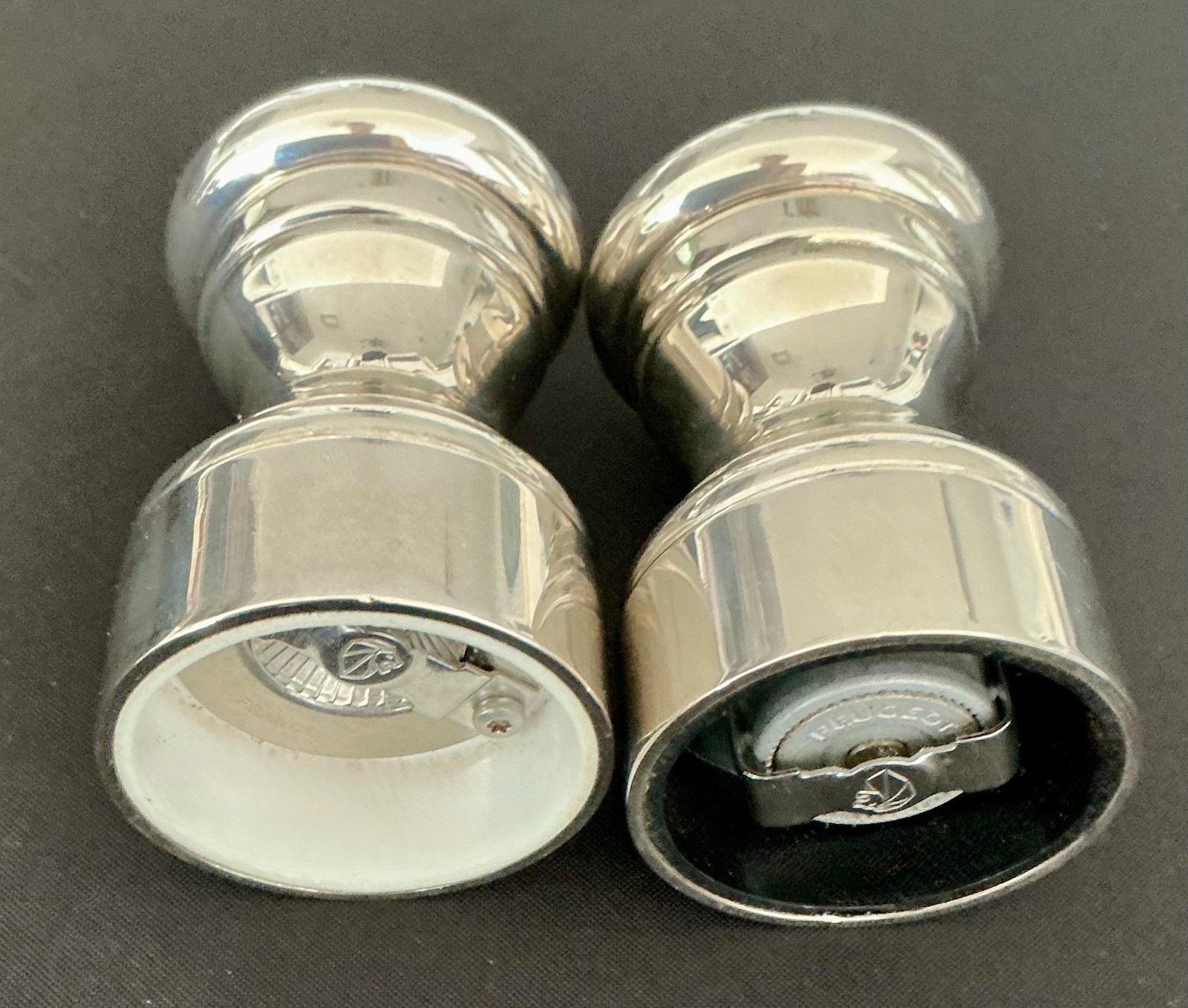 🔥Look New! Peugeot Mignonette Bistro Hi Quality Heavy Silver Salt&Pepper Mills