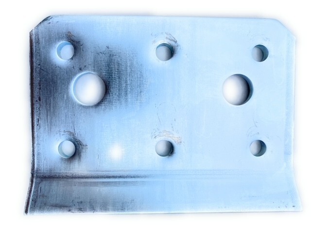 Arctic Snow Pusher 1/4" Plate Polyblock Washer Part 7006