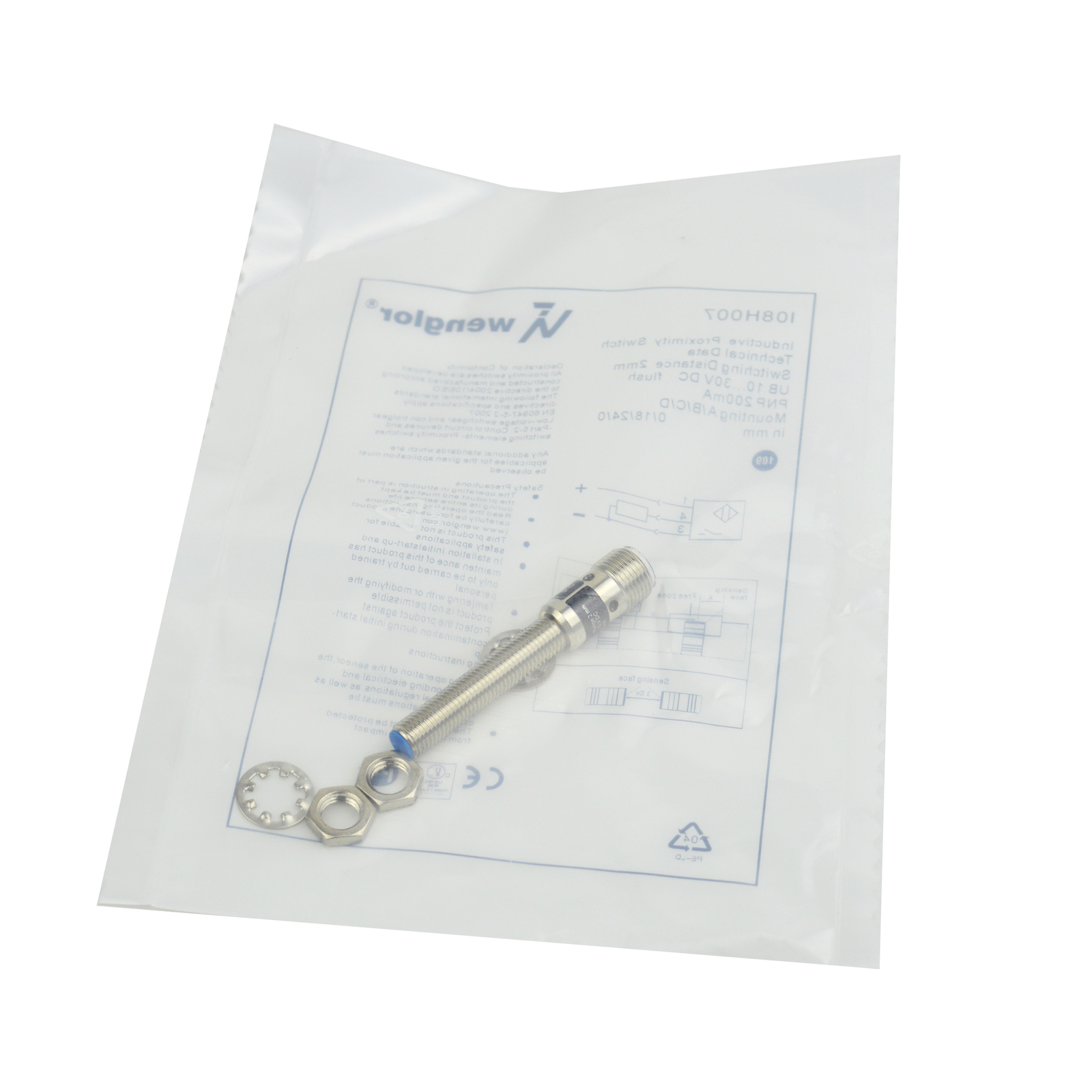 Wenglor Proximity Switch Sensor I08H007 PNP New