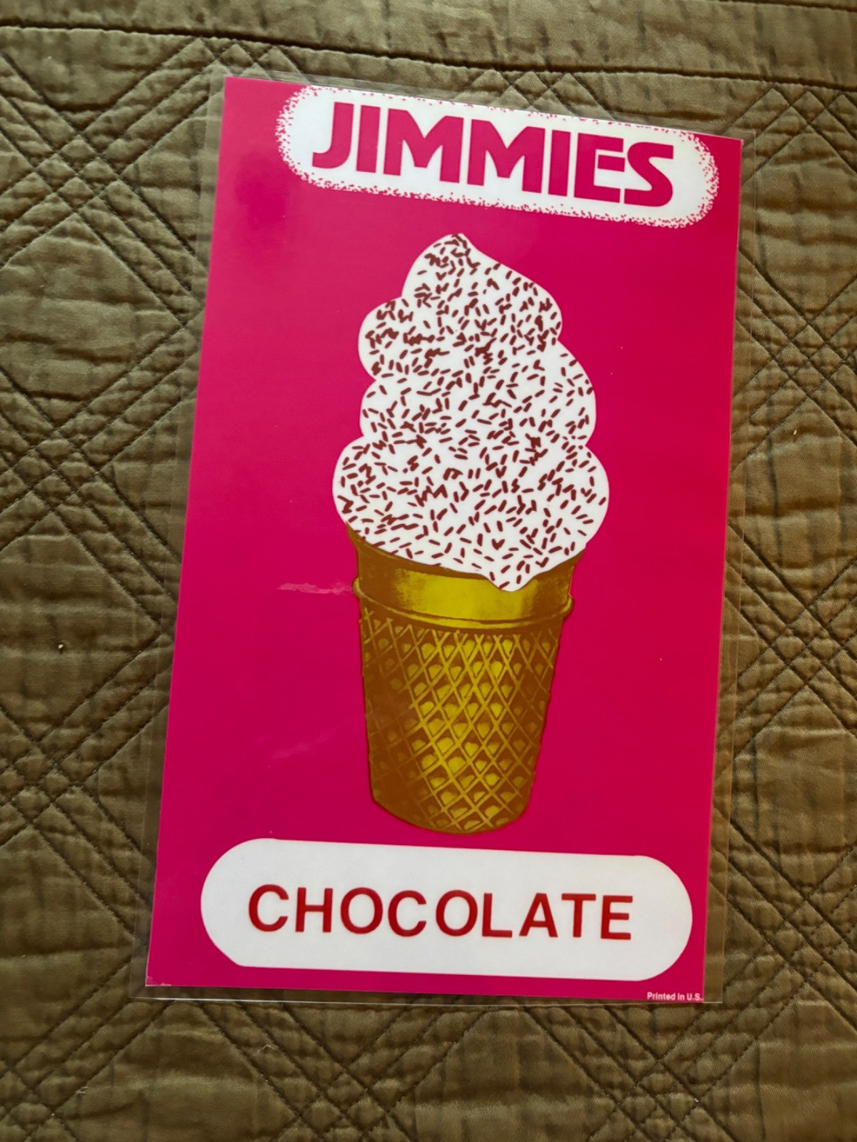 11” Mr. Softee Ice Cream Signs lot of 3 TwinkleTop Cone Head, Root Beer, Jimmies