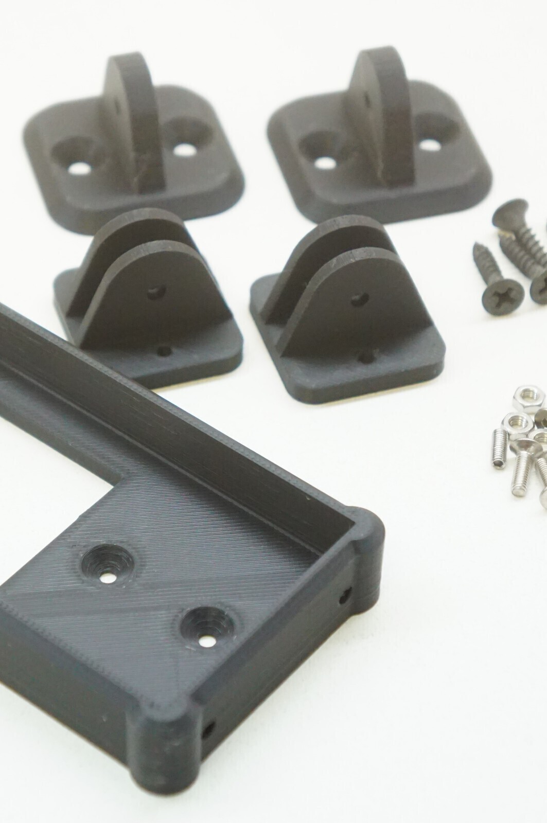 Front Head Unit Swivel Wall Mount Holder Pitch up/down for Xiegu G90 HF Radio