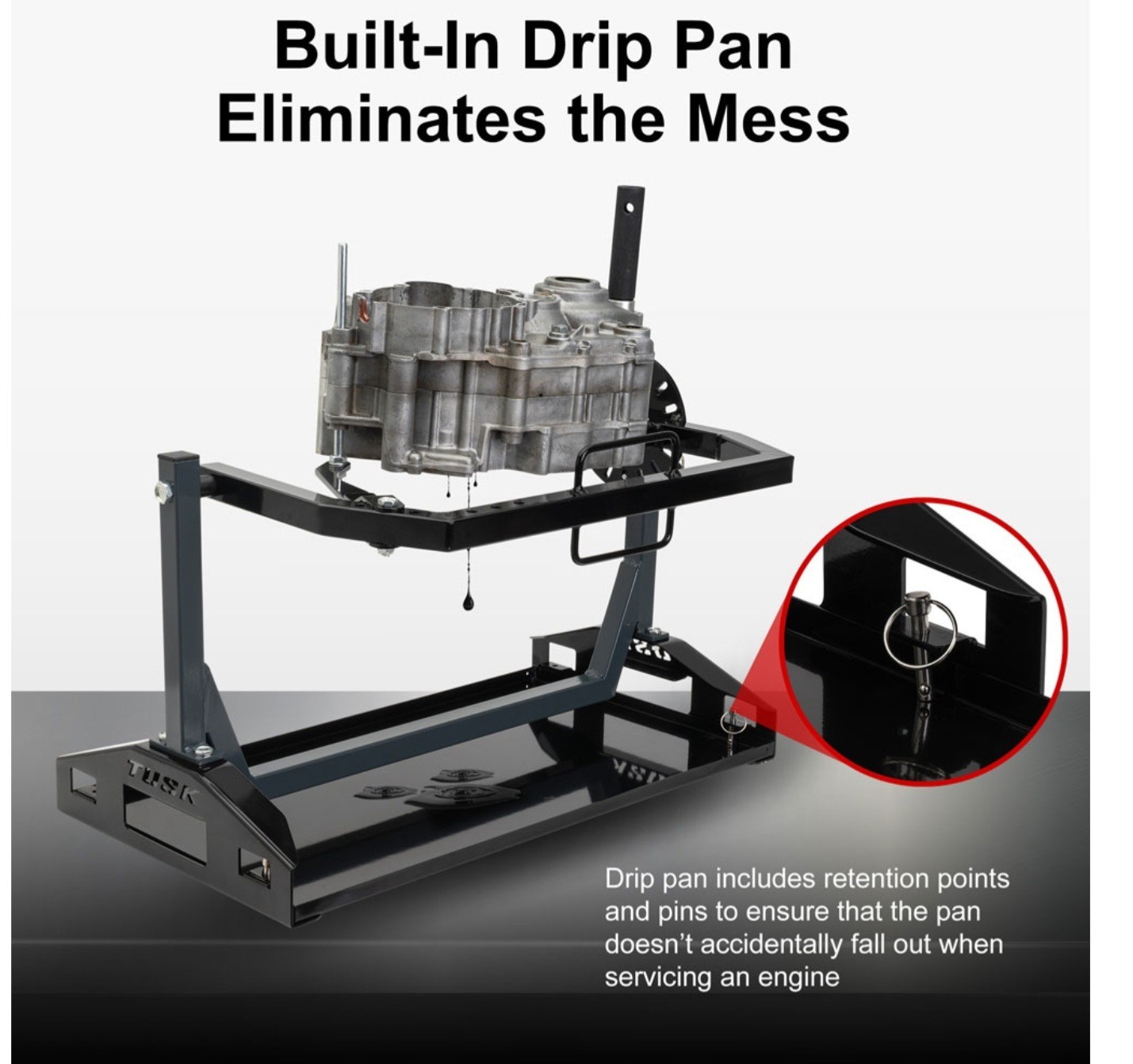 Tusk Motorcycle Engine Rebuild Rotary Stand Dirt Bike ATV Motocross Rotating