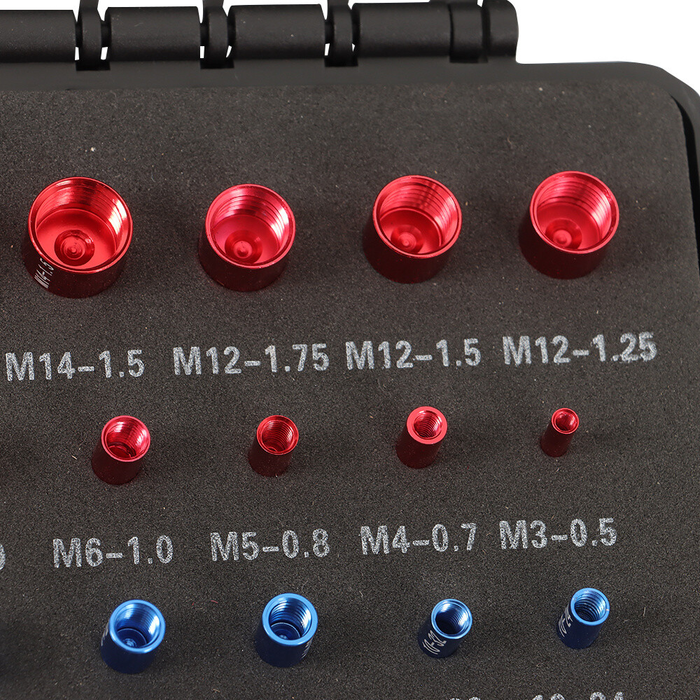 44PCS Nut and Bolt Thread Checker Identifier Thread Gauges (23Inch & 21Metric)