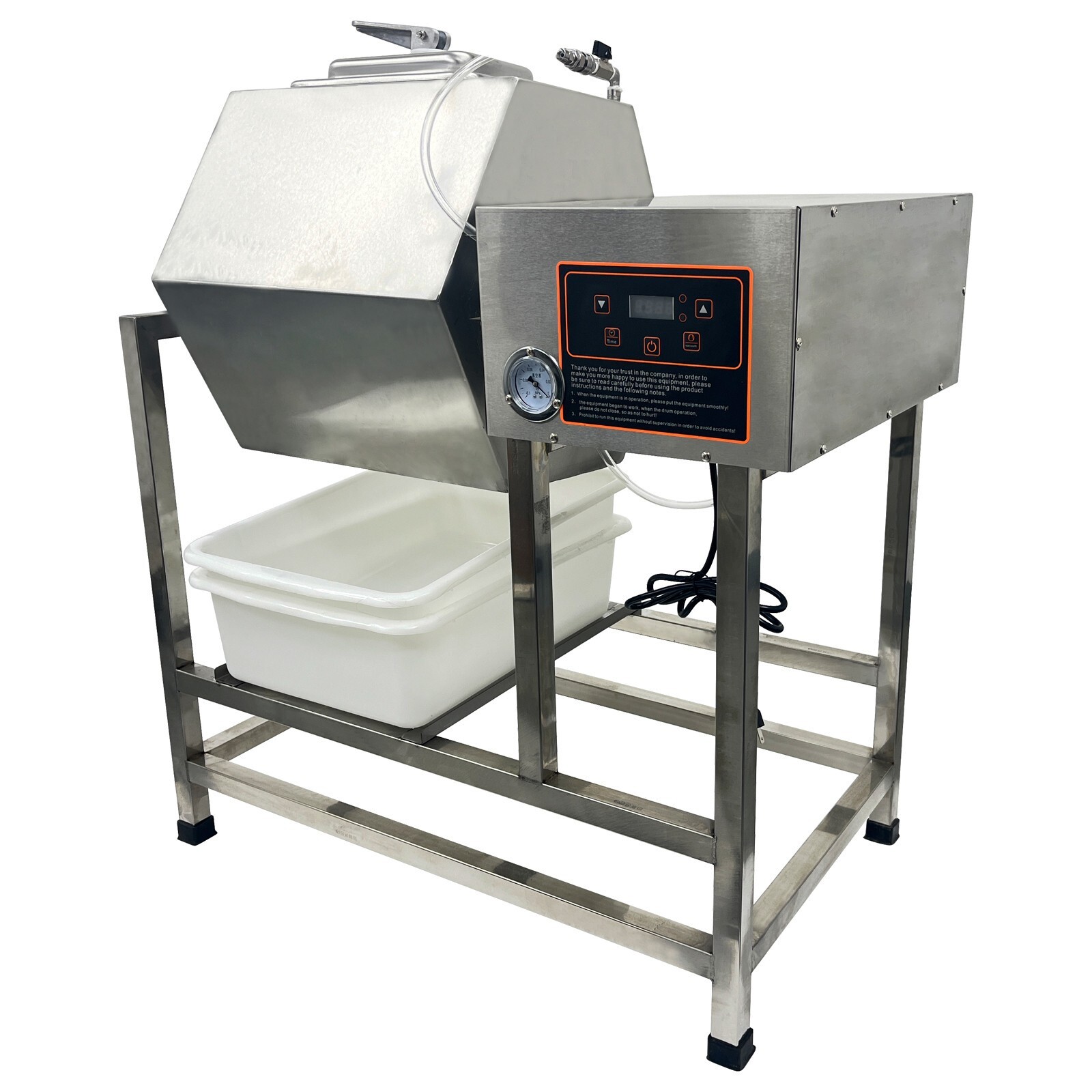 90L Meat Salting Machine Chicken Marinating Vacuum Meat Tumbler Marinator 110V