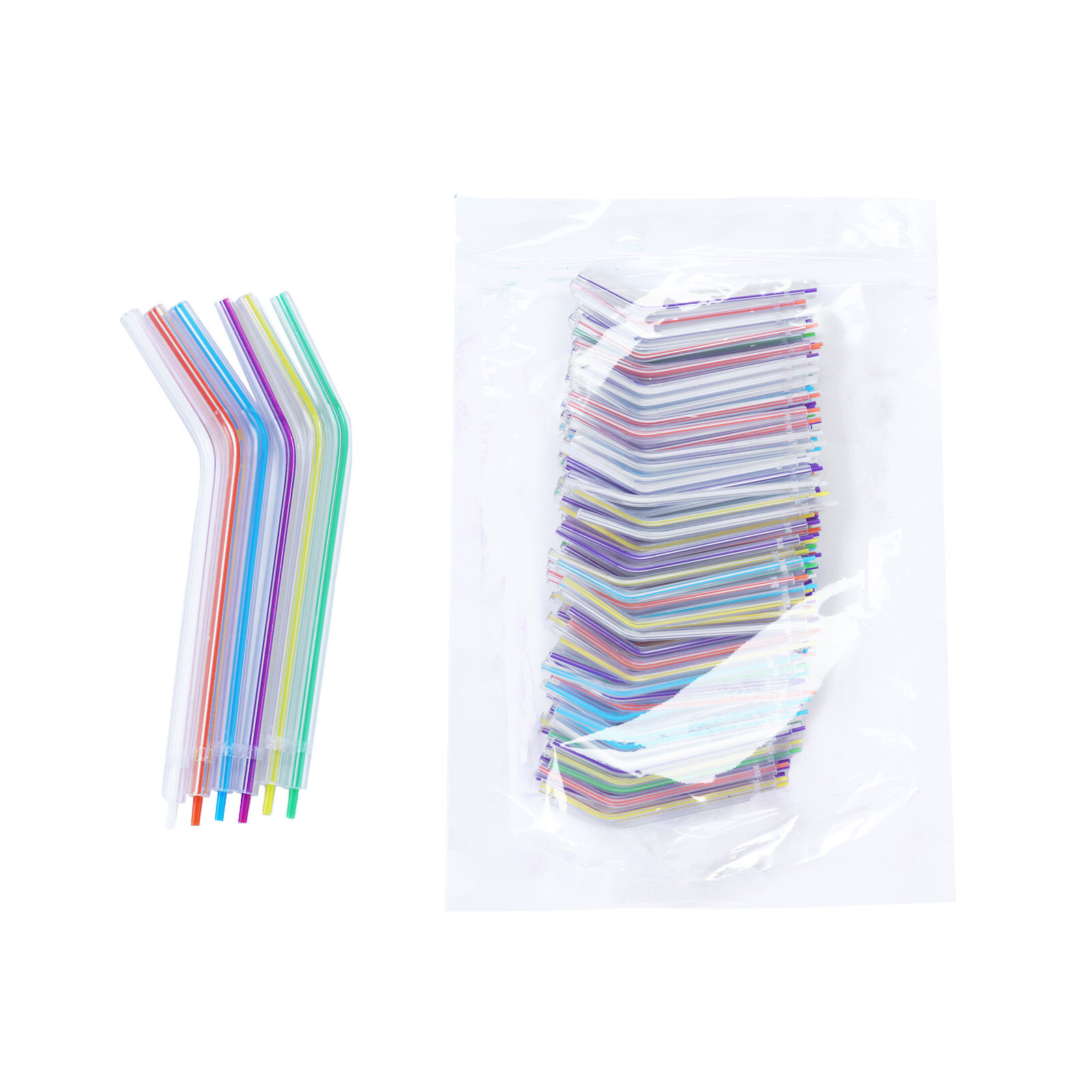 JMU 1000pcs Dental 3-Way Air Water Syringe Tips Disposable Spray Nozzles Tips