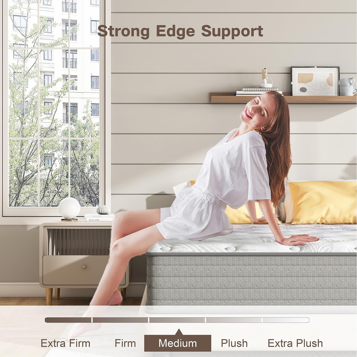 6/8/10/12/14 Inch Twin Full Queen King Gel Memory Foam Spring Mattress In A Box