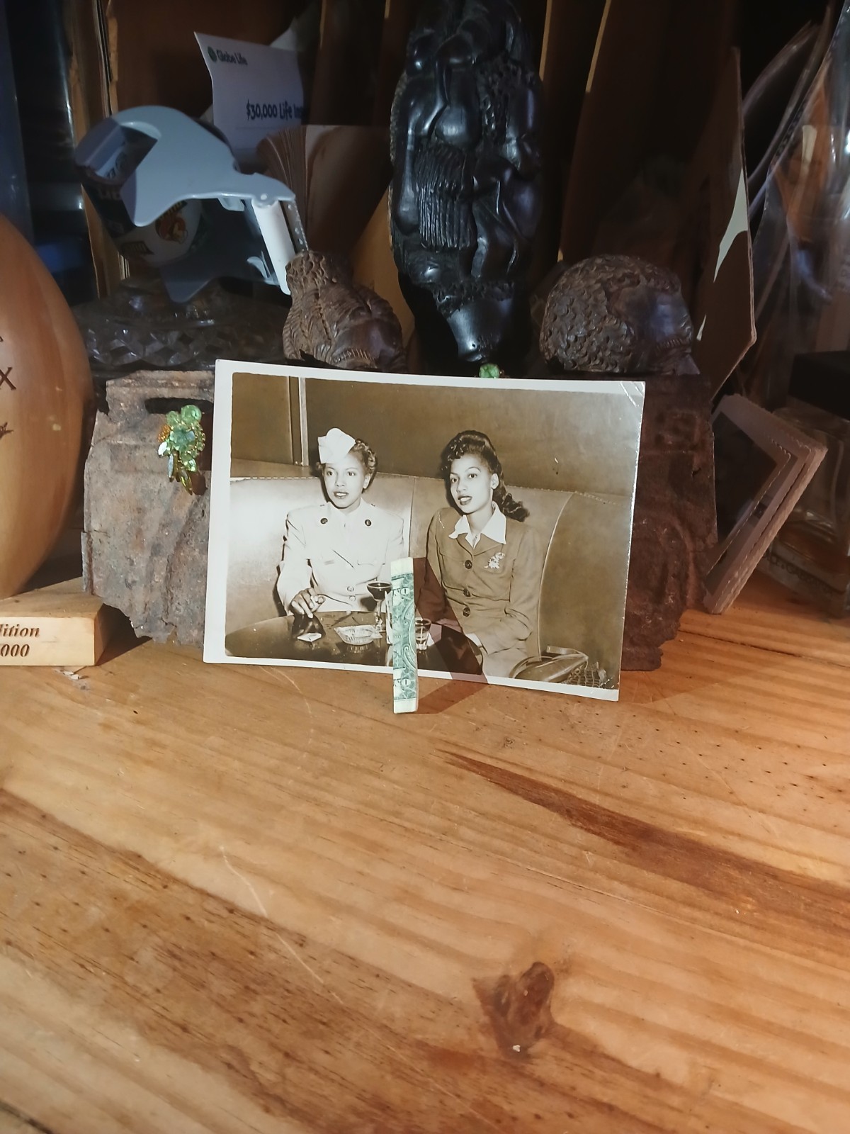 Antique African American* COLORED FEMALES SOLDIERS * SEATTLE WASHINGTON
