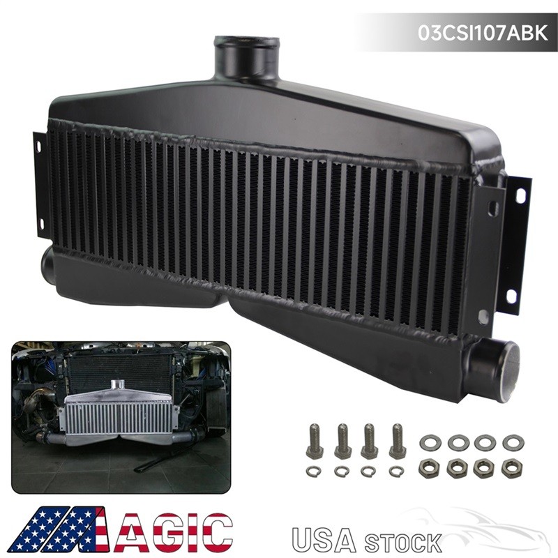 Universal FMIC Bar & Plate Twin Turbo Intercooler Custom (2 In /1 Out) 400-800HP