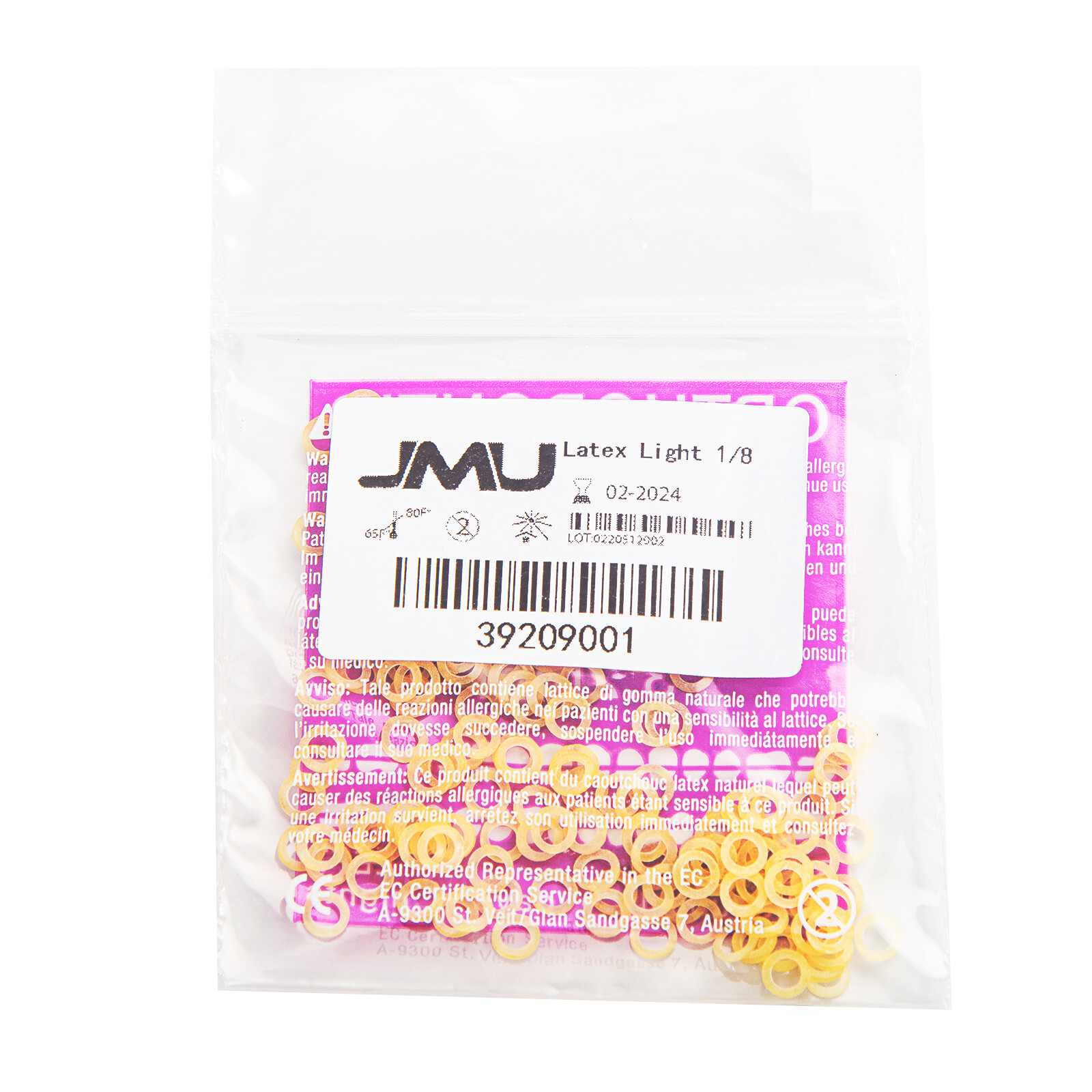 JMU Orthodontic Elastics 3/16 Medium Intraoral Elastic Latex Dental Rubber Bands
