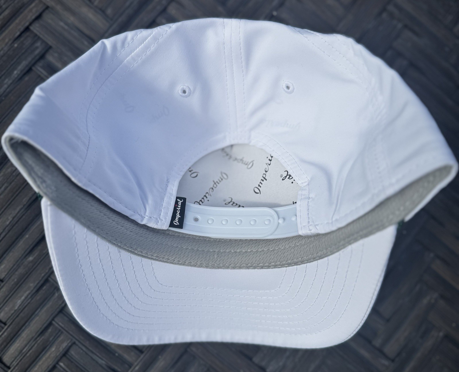 **NEW** The Tree Farm Tree Monster White Imperial Rope SnapBack Golf Hat Cap