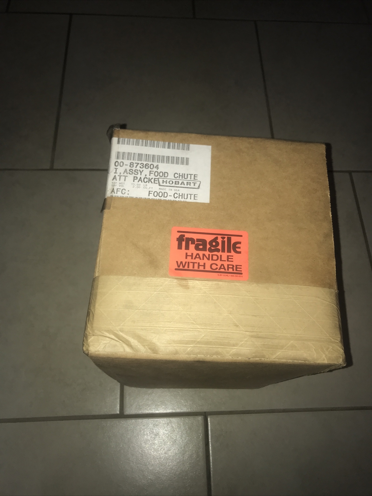 Hobart 3000 series slicers Assembly, Food Chute - Free Shipping + Genuine OEM