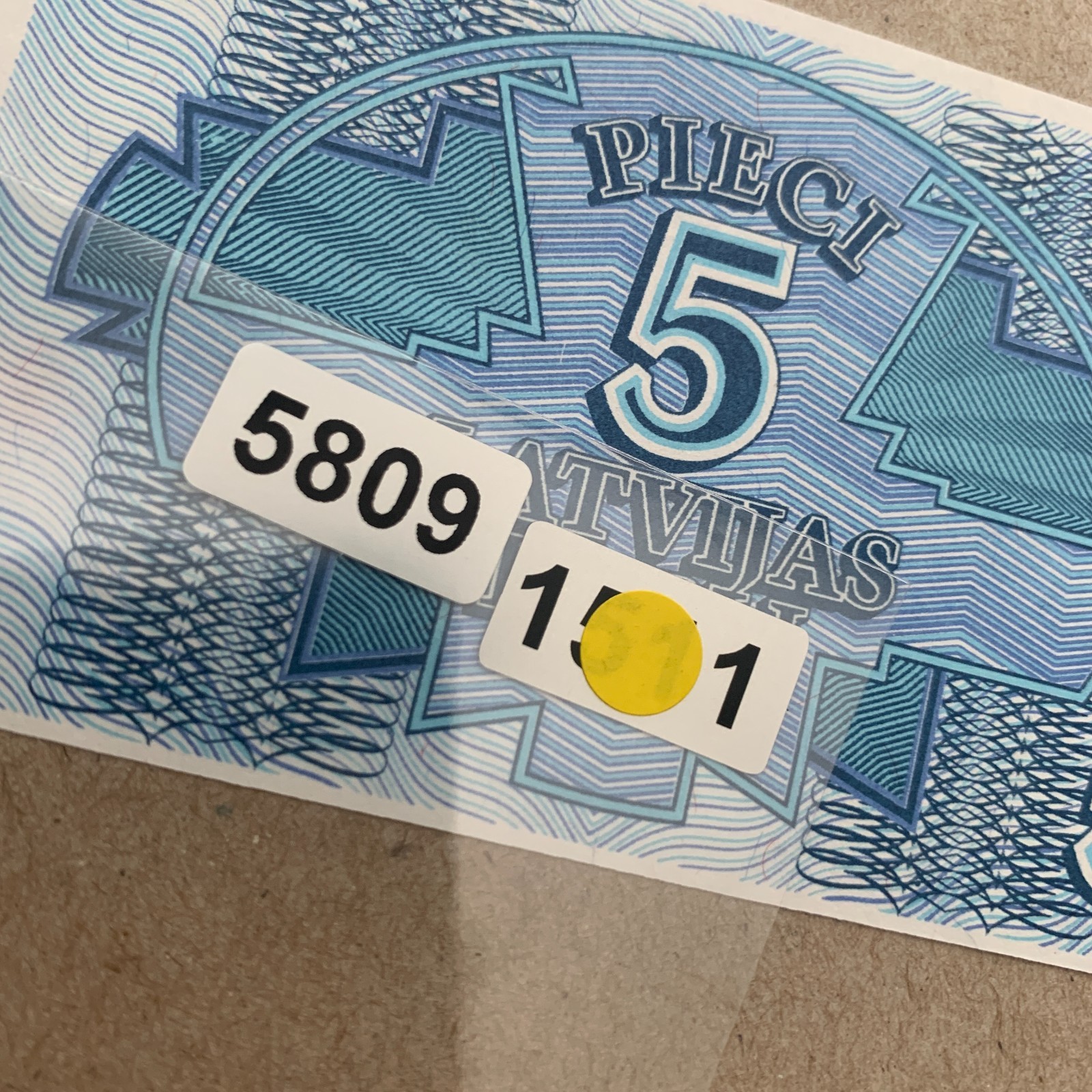 Latvia 5 Rublei 1992 Banknote Europe Latvian Independence World Currency Money