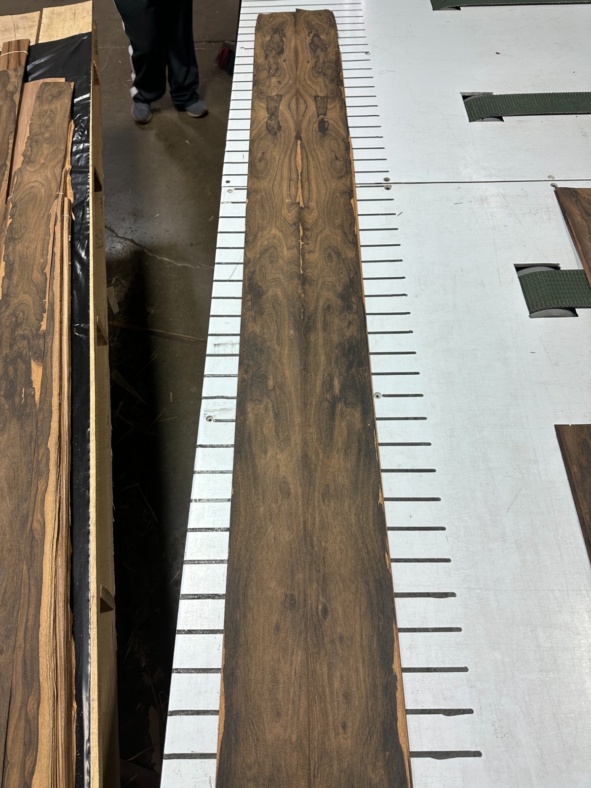 Ziricote Raw Wood Veneer 2 sheets 96'' x 4'' 321G