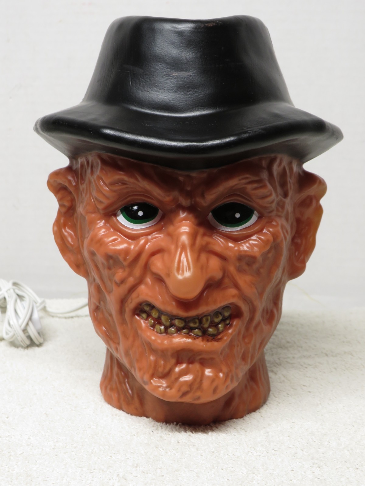 8" Halloween A Nightmare On Elm Street Freddy Krueger Lighted Tabletop Blow Mold