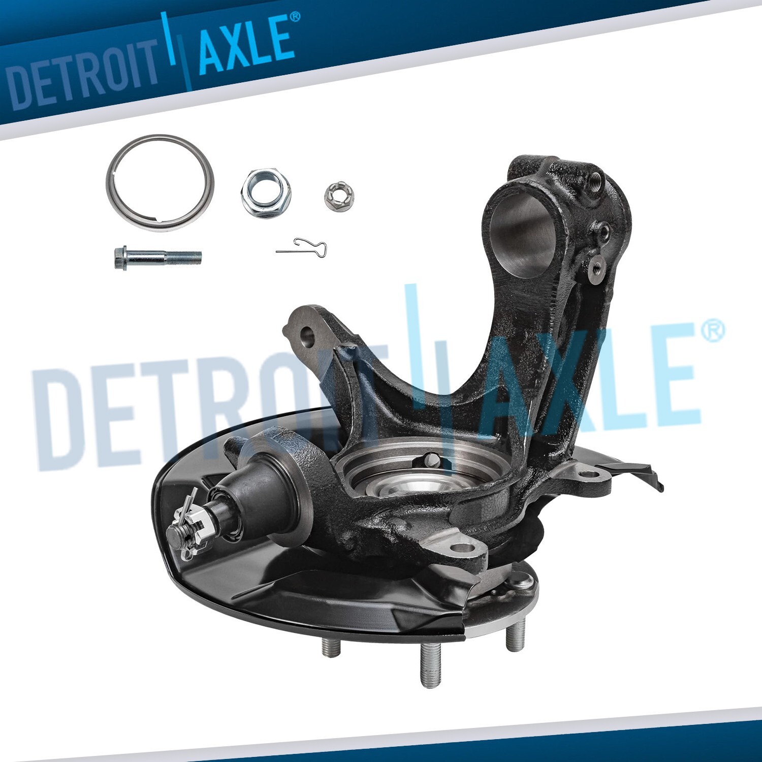 Front Left Steering Knuckle & Wheel Hub Bearing for 2013 2014-2016 Honda Accord