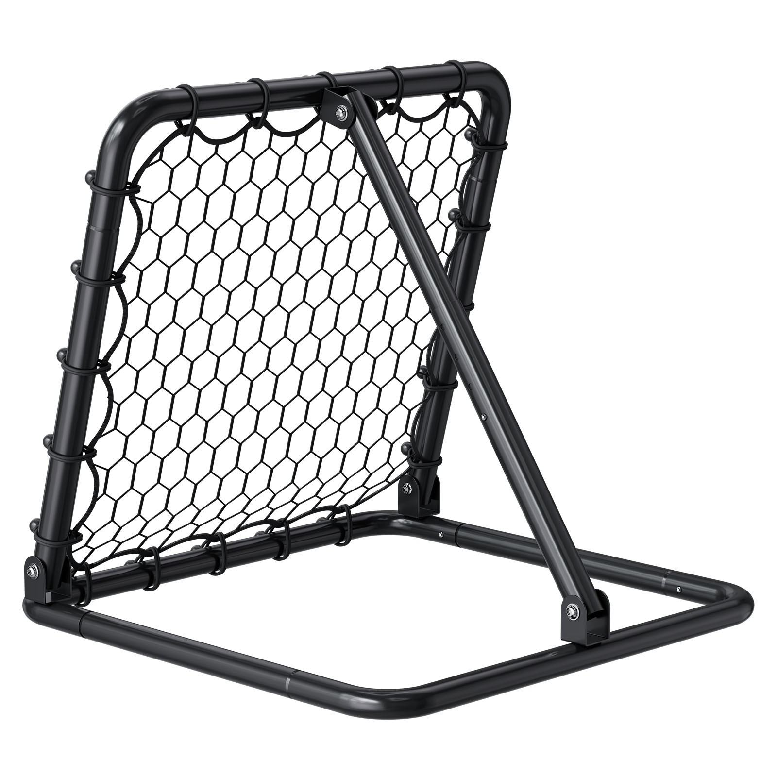 34"x34" Soccer Rebounder Net Kick-Back Portable Football Training Gifts