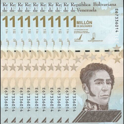 2020 Venezuela 10 Million Bolivar Soberano Slighlty Cirulated Fast Shipping