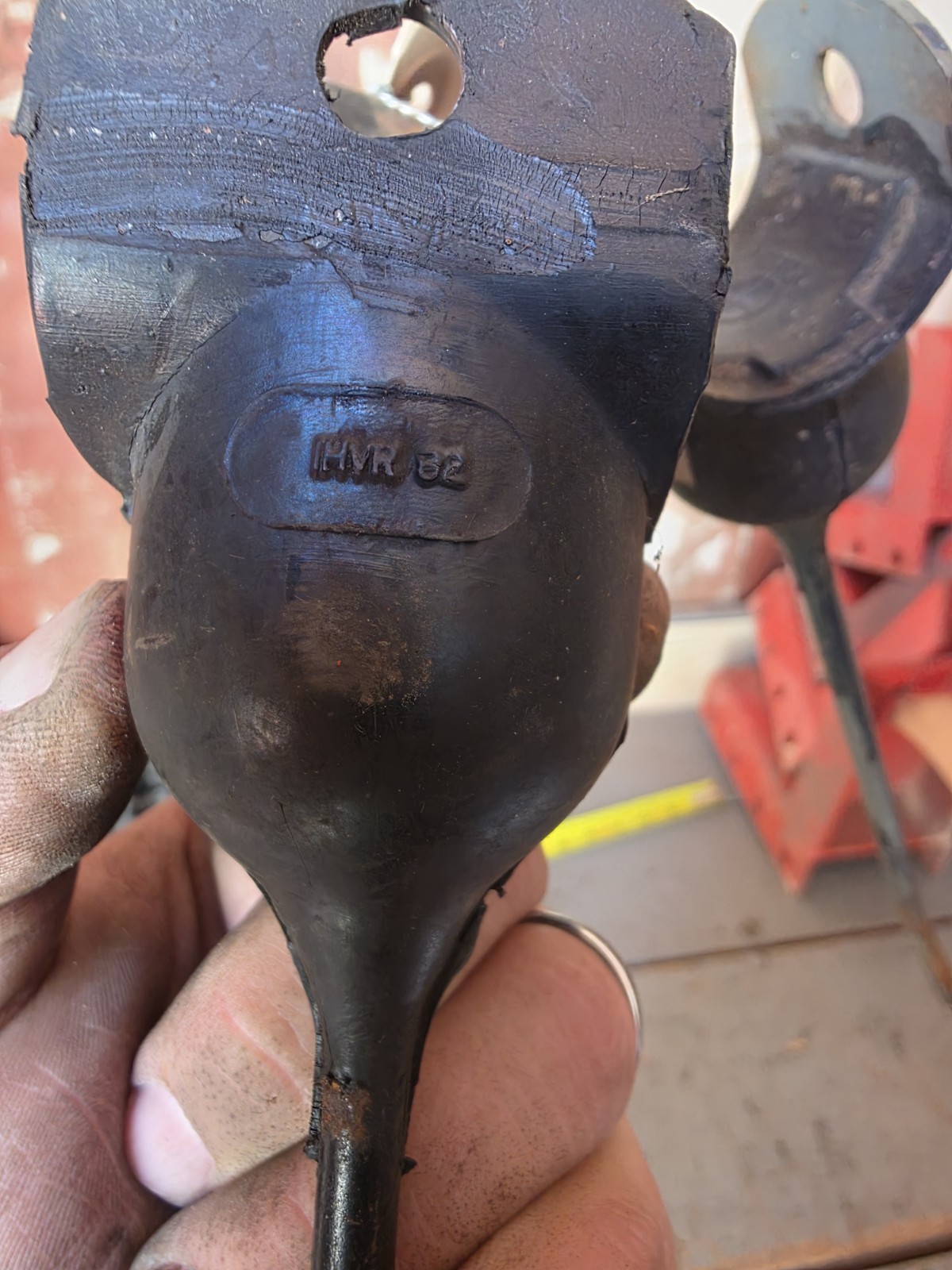 Vermeer Rubber Mount Rake tooth 510501250 NOS Qty. Of 3