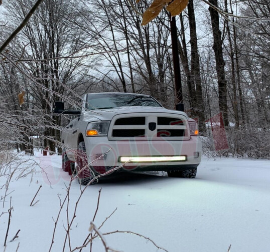 Fit 2009-2018 Dodge RAM 1500 Hidden Bumper 42'' Curved LED Light Bar Bracket Kit