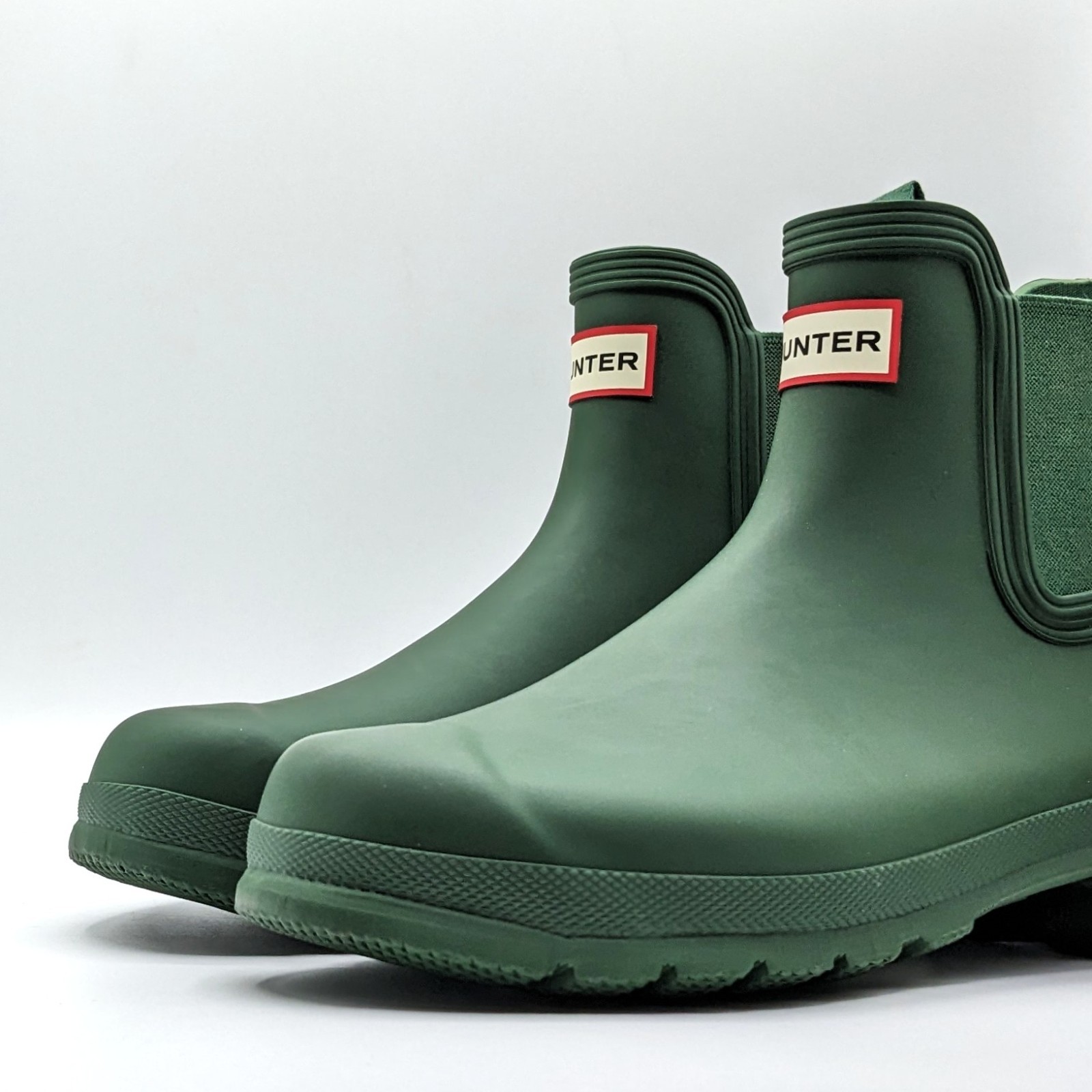 Hunter Original Chelsea Women's Waterproof Rain & Farm Boots (Hunter Green) NEW