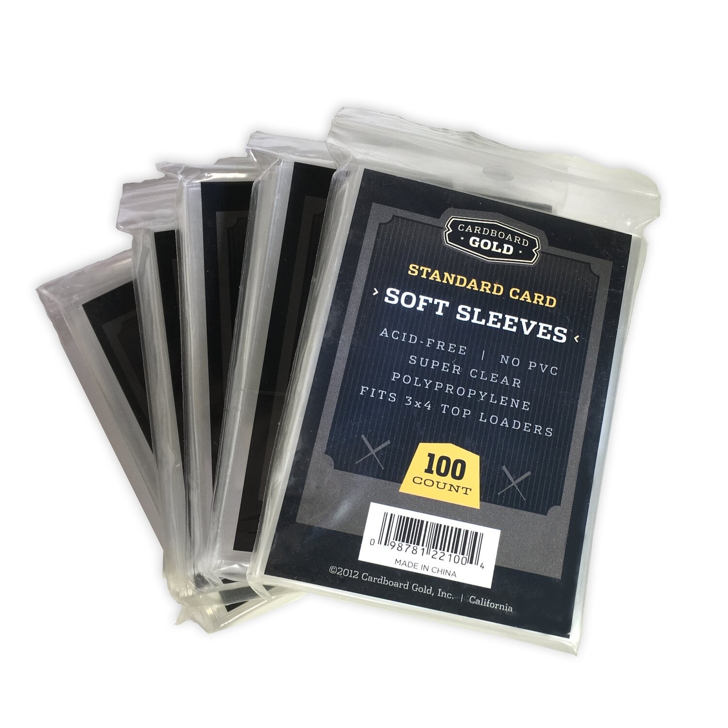 Cardboard Gold CBG Standard Soft Penny Card Sleeves 100 200 500 1000 5000 Bulk !