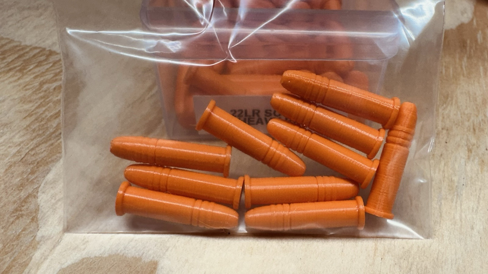 10 Pack - DRY FIRE RATED 22LR Snap Cap STANDARD RIM - TPU - Inert Dummy Round