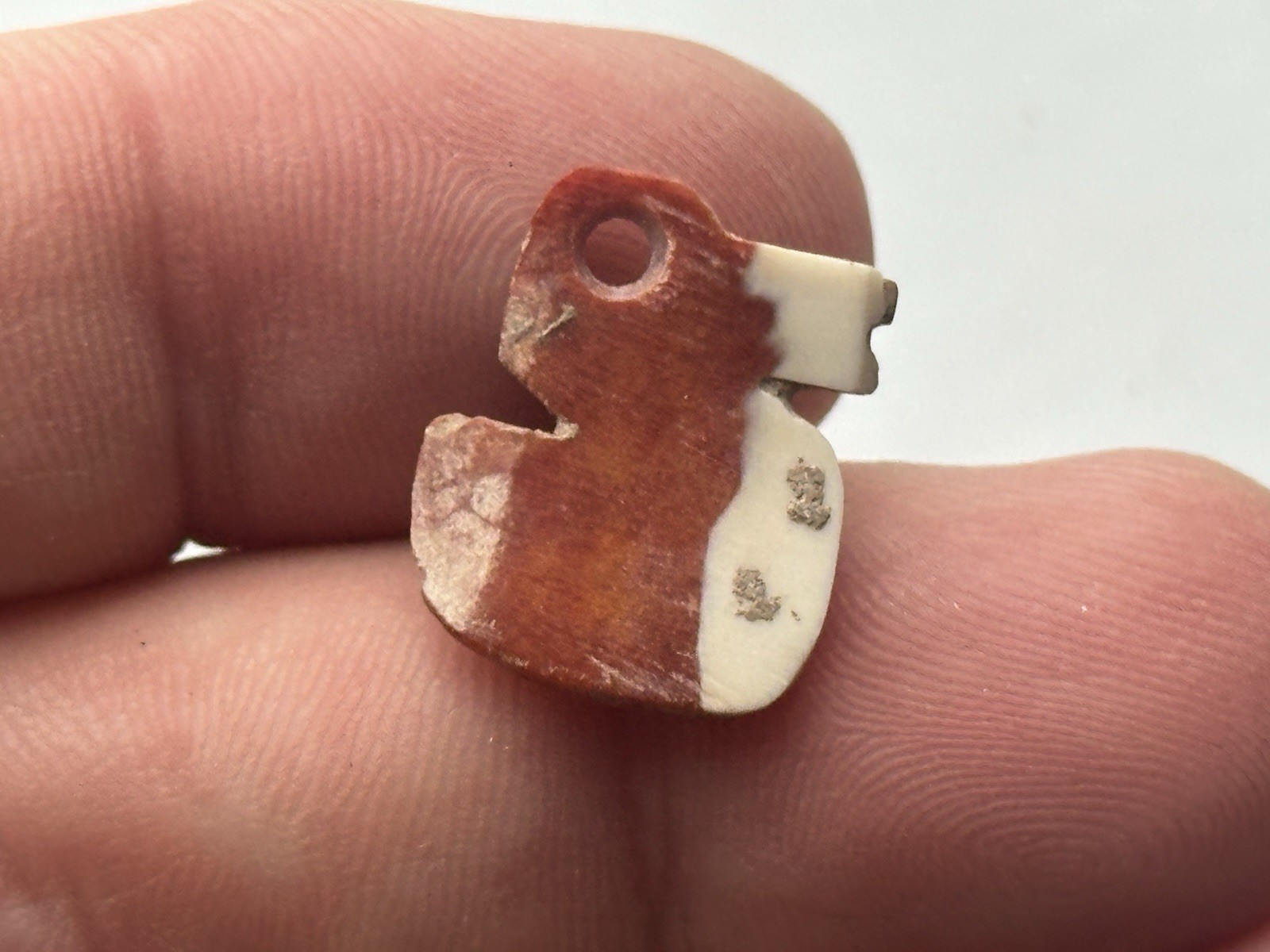 AMAZING PRECOLUMBIAN BIRD EFFIGY PENDANT BEAD MAYAN OLMEC MEZCALA MIXTEC MAYA